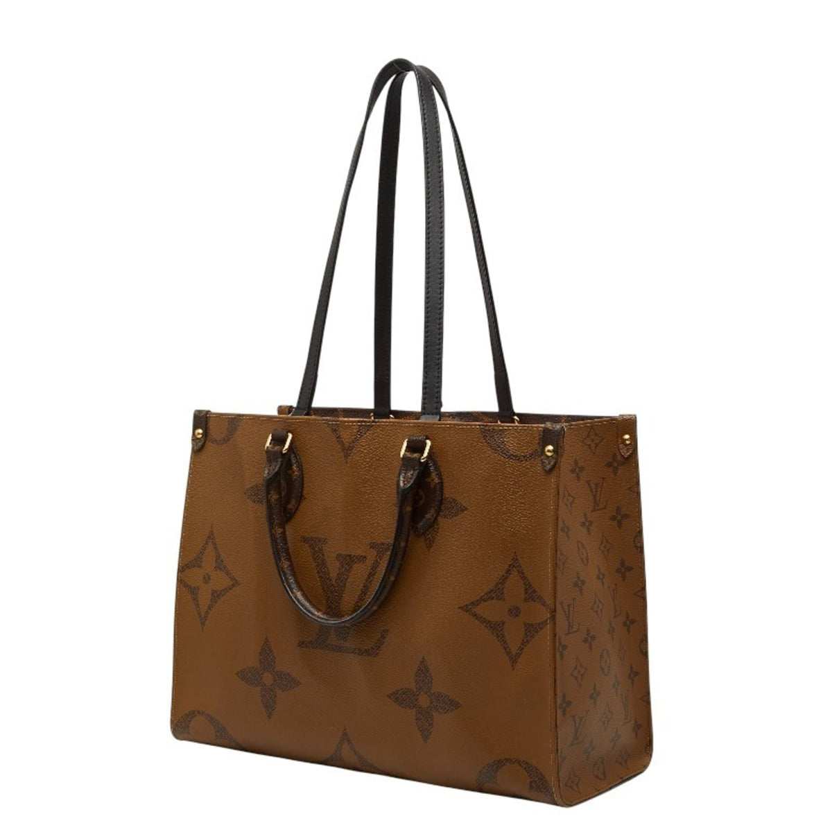 Louis Vuitton Brown Pvc Leather Handbag Shoulder Bag (Pre-Owned)