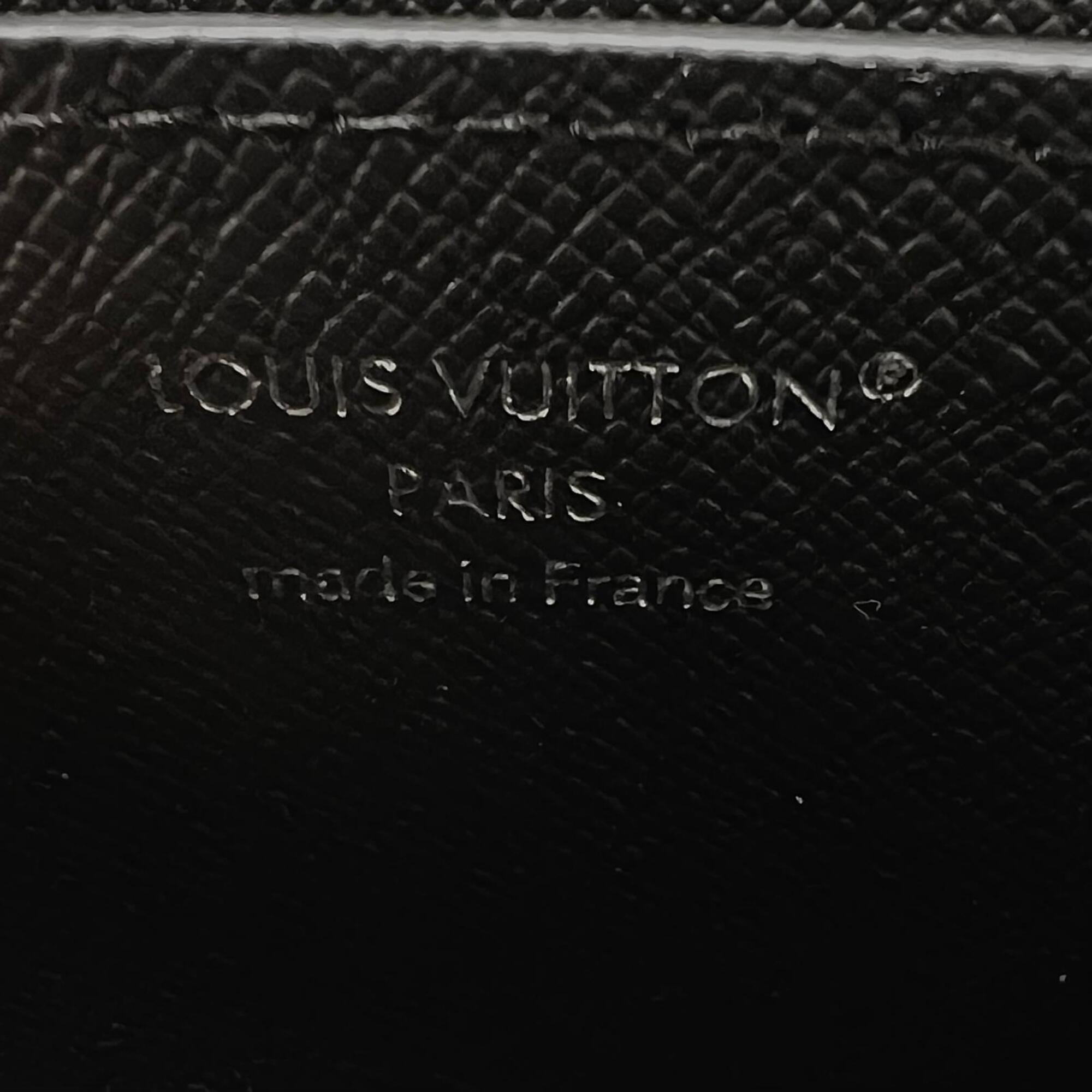 Louis Vuitton Black Monogram Eclipse Long Wallet (Bi-Fold) (Pre-Owned)