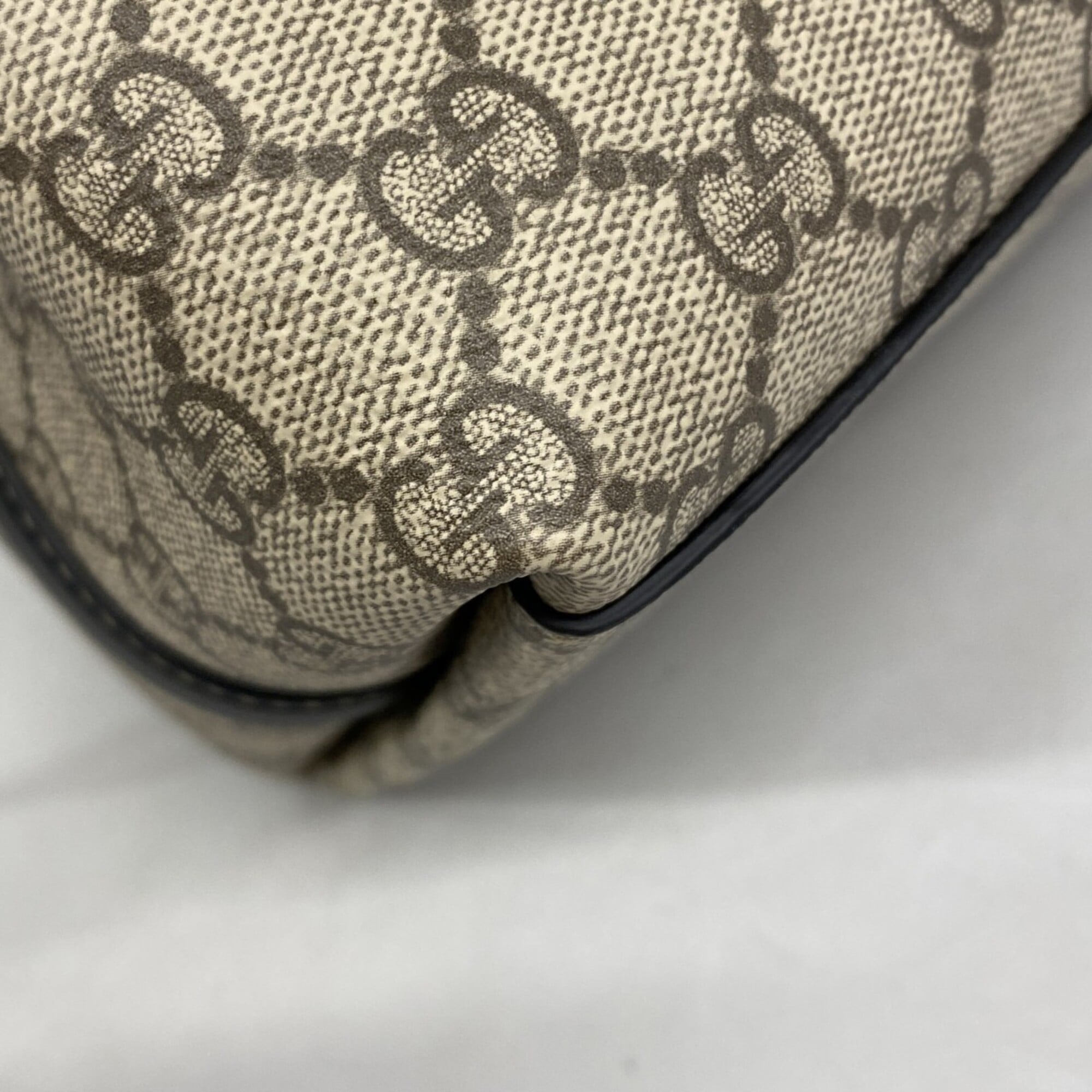 Gucci Black Brown Pvc Handbag (Pre-Owned)