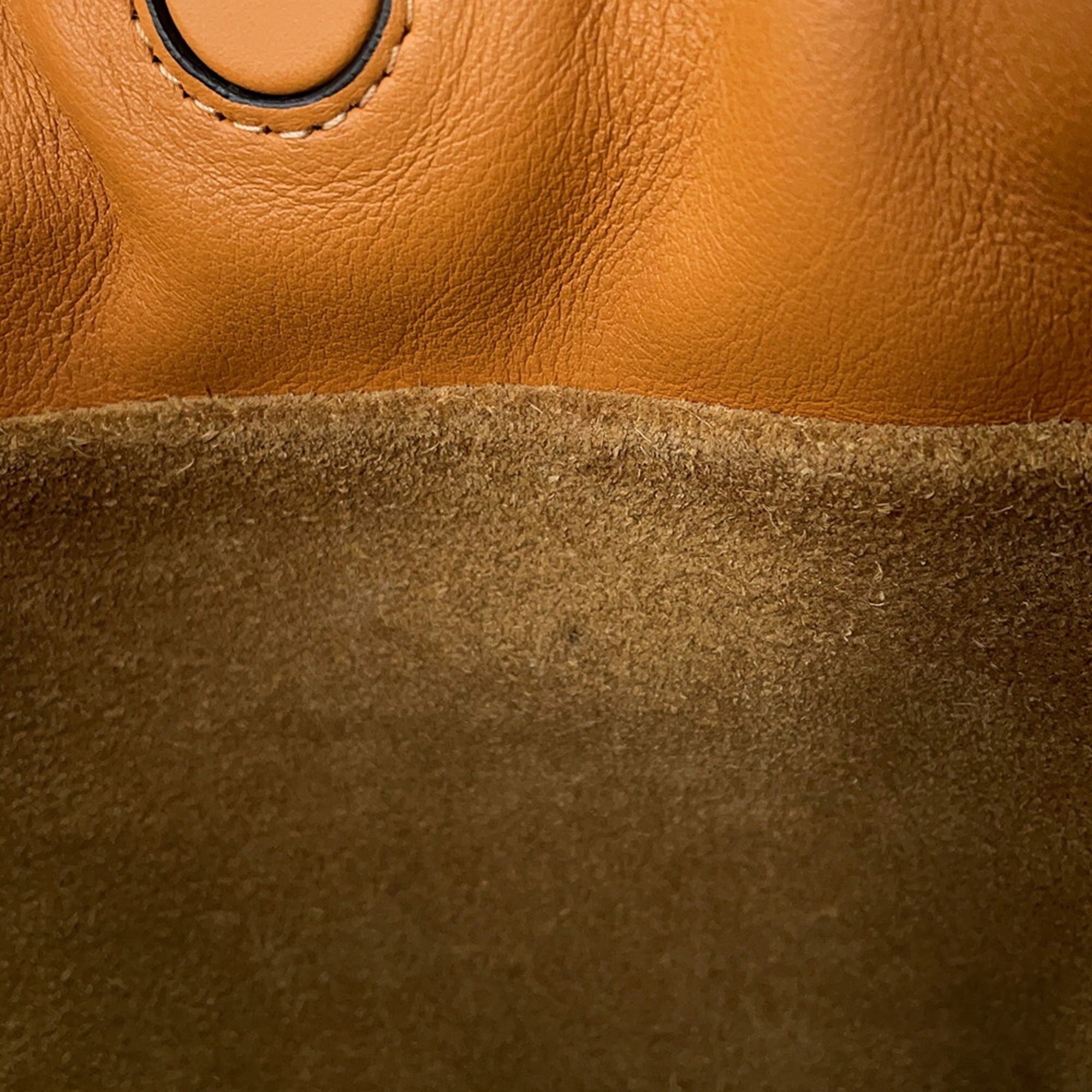 Loewe Brown Camel Leather Shoulder Bag (Pre-Owned)