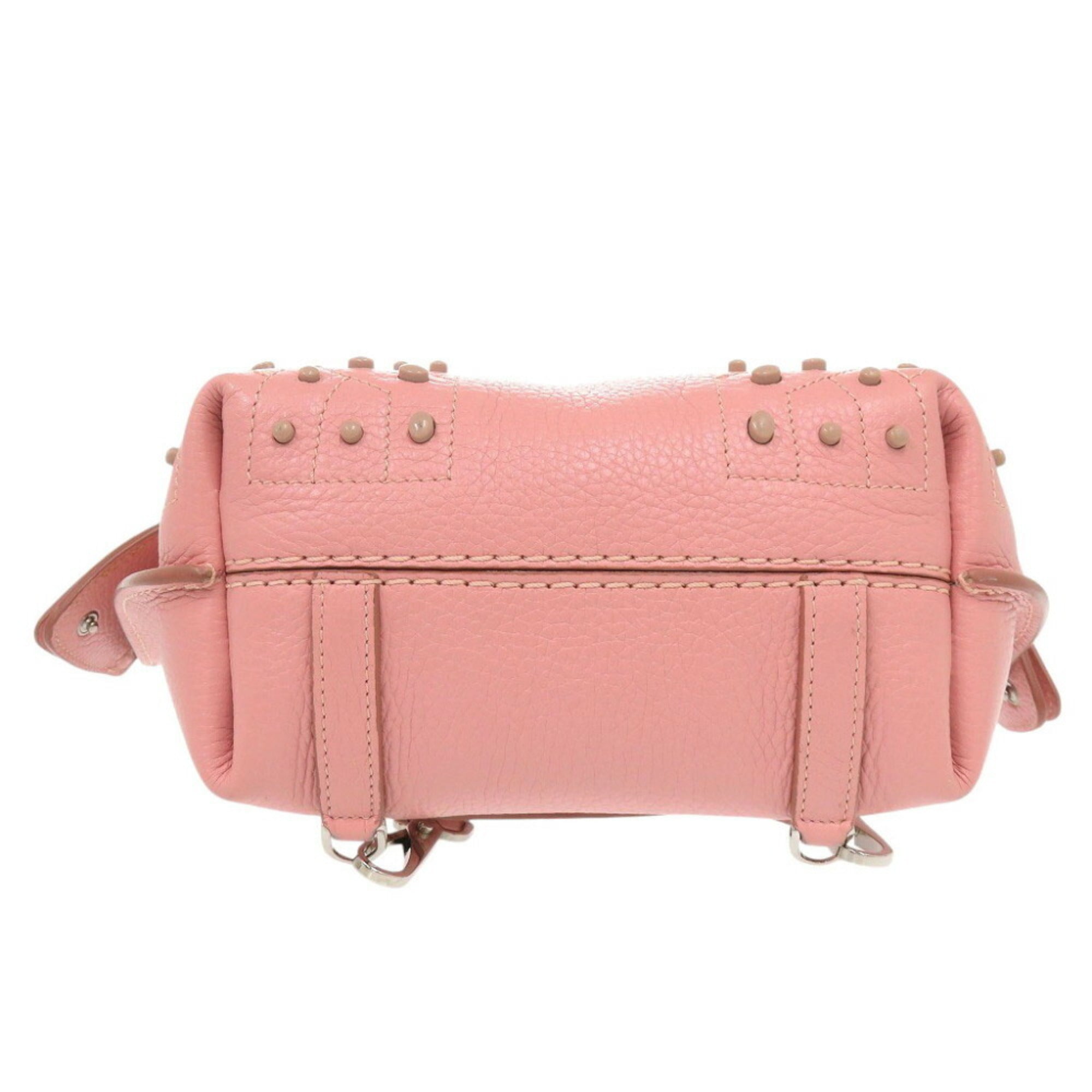 Tod's Pink Leather Handbag (Pre-Owned)