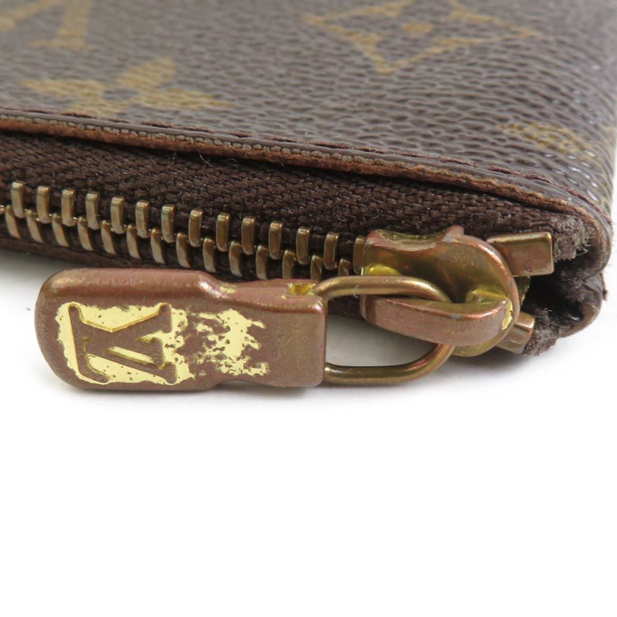 Louis Vuitton Brown Monogram Coin Purse/Coin Case (Pre-Owned)
