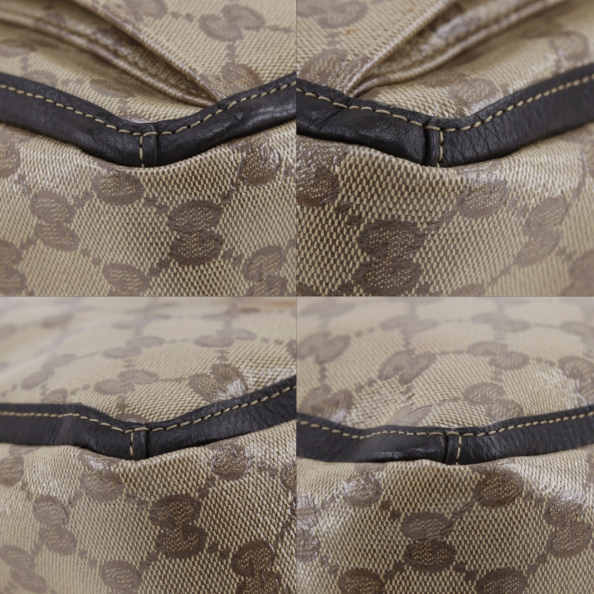 Gucci Brown Gg Crystal Tote Bag (Pre-Owned)