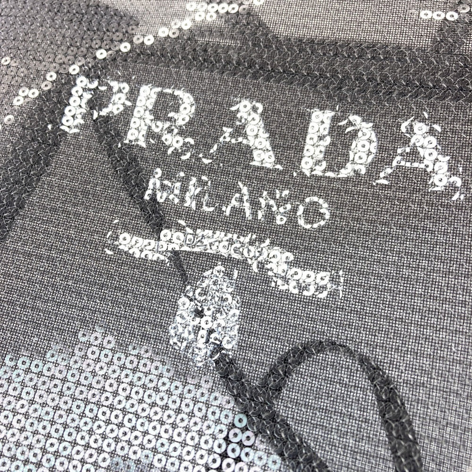 Prada Black Spangles Handbag (Pre-Owned)