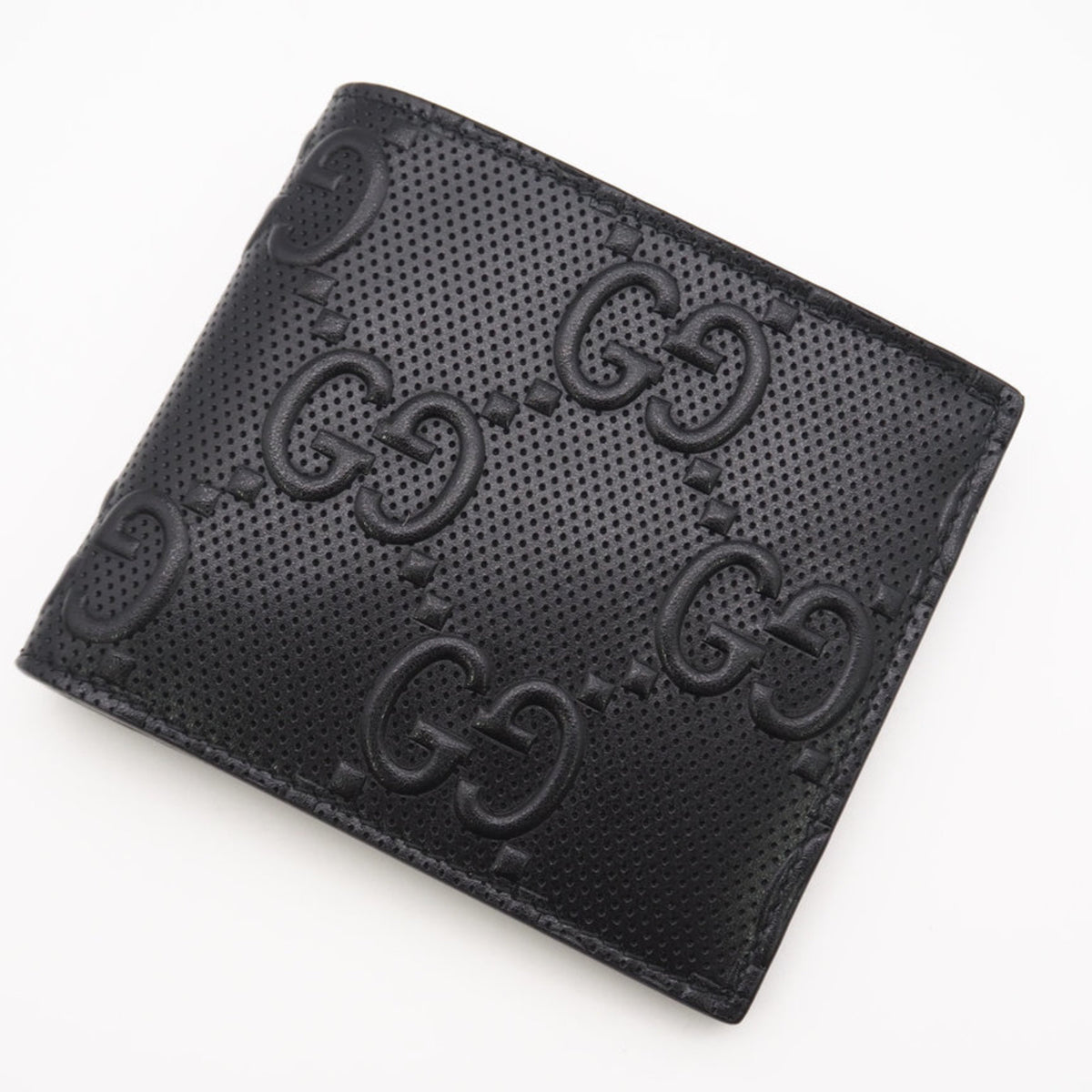 Gucci Black Leather Wallet (Bi-Fold) (Pre-Owned)