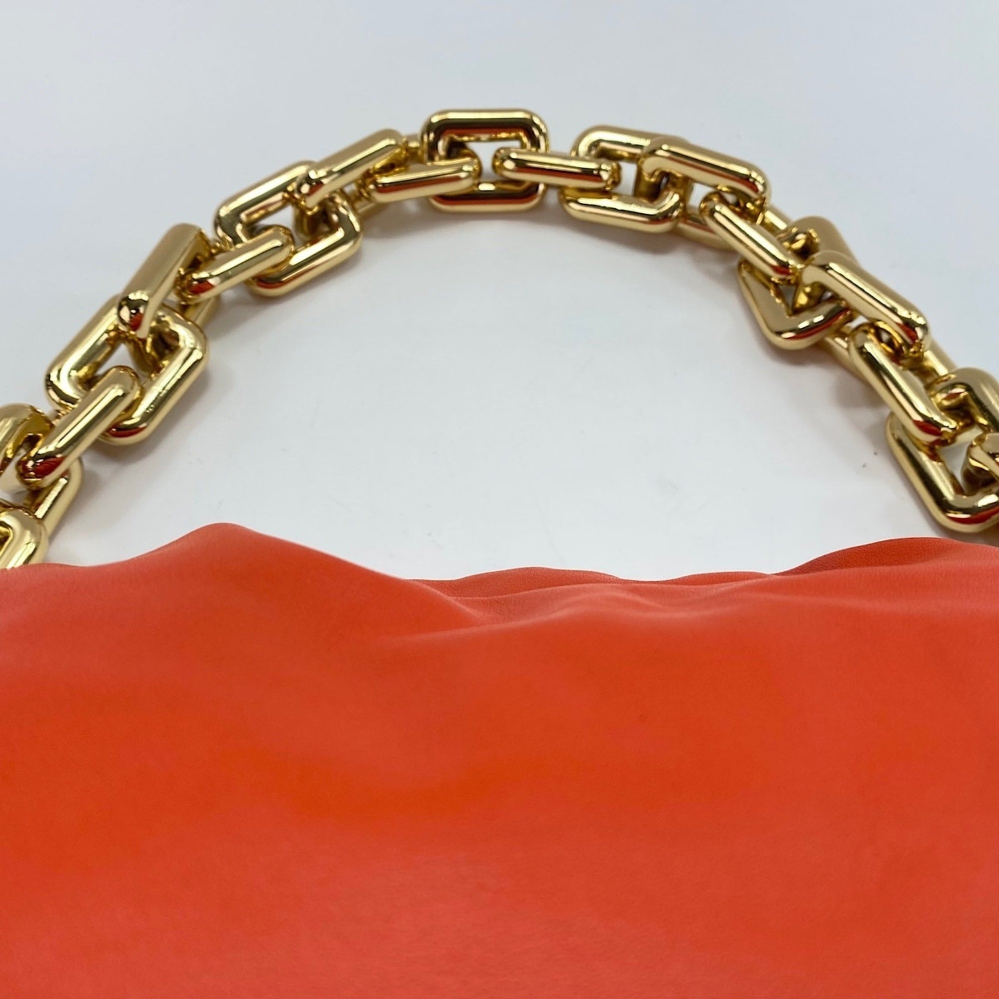 Bottega Veneta Orange Leather Pouch (Pre-Owned)