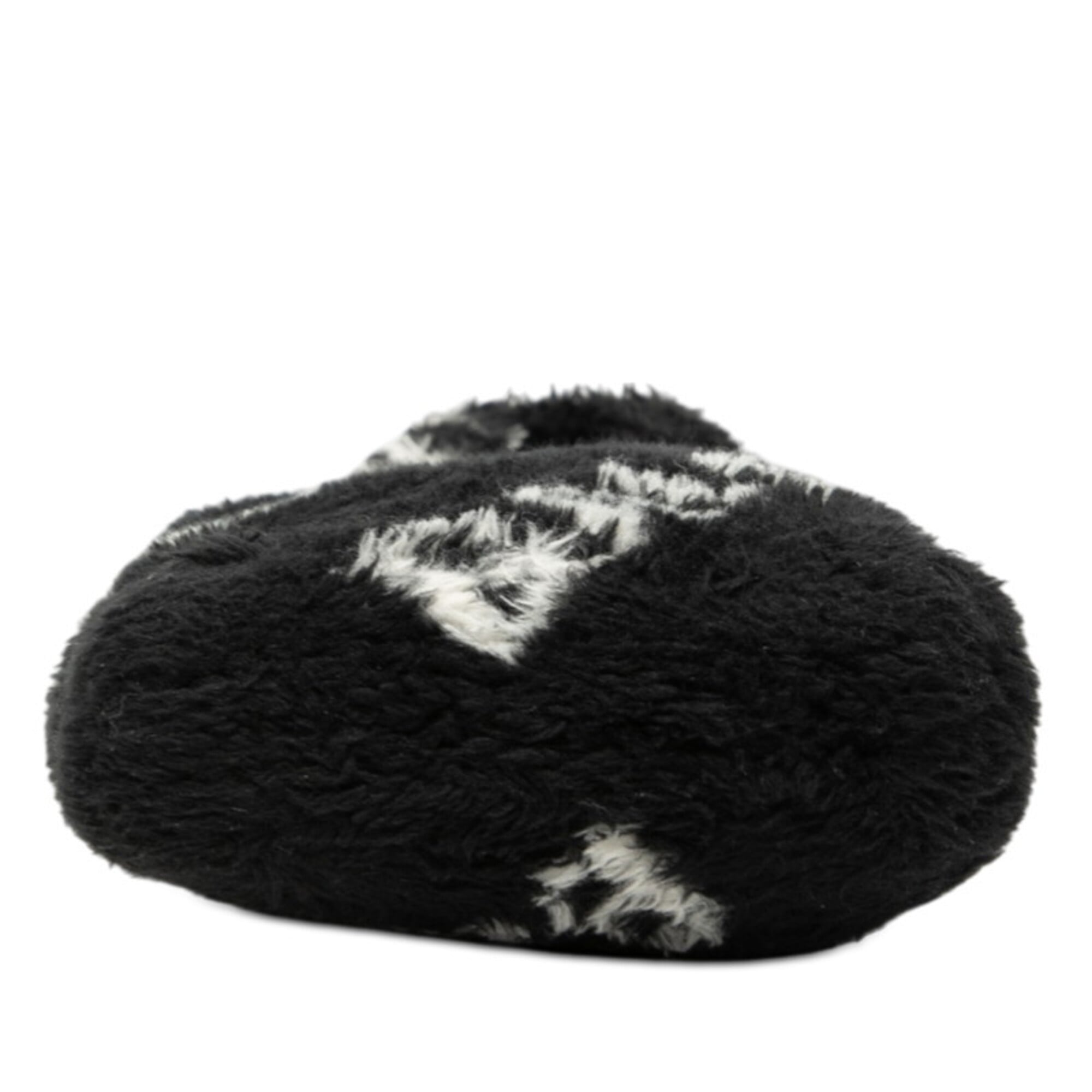 Balenciaga Black Faux Fur Handbag Shoulder Bag (Pre-Owned)