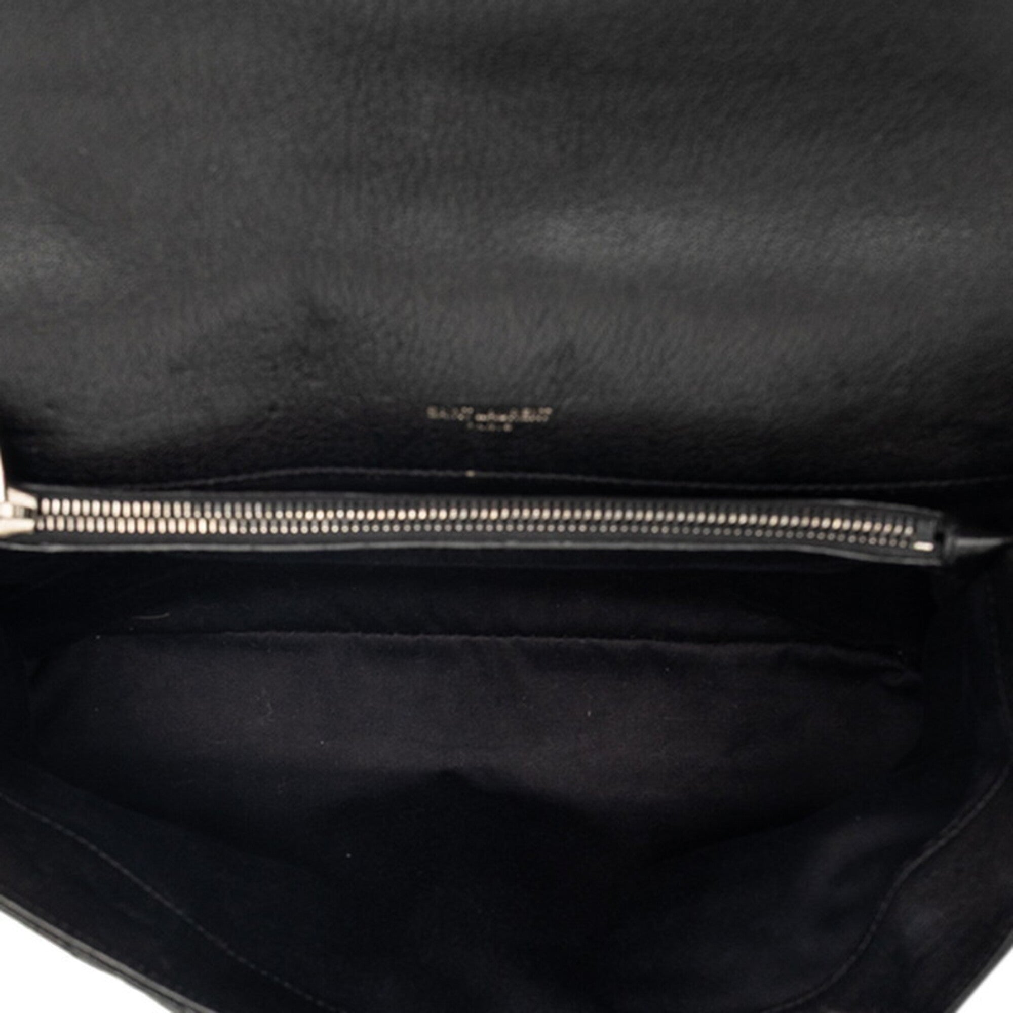 Saint Laurent Black Leather Handbag Shoulder Bag (Pre-Owned)