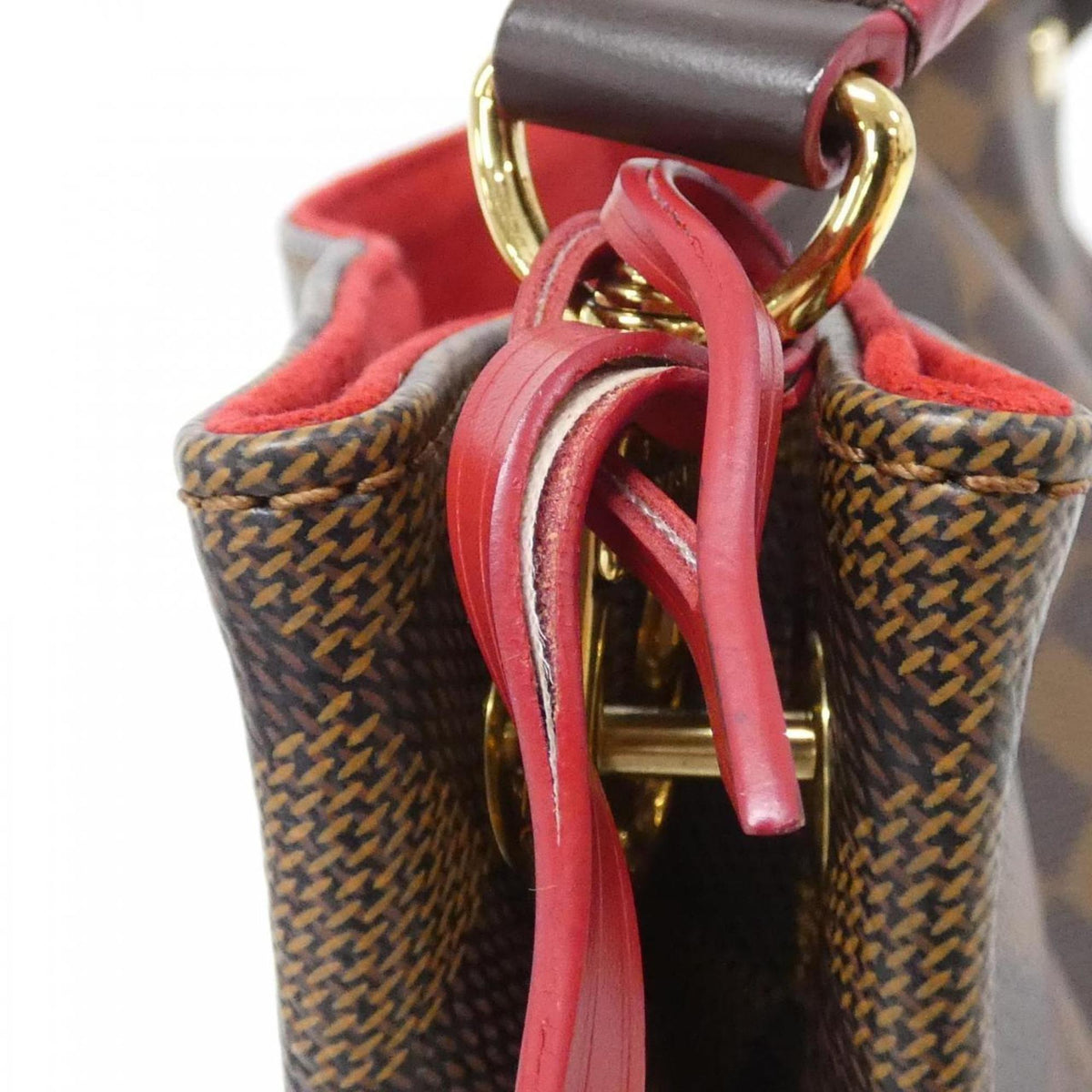 Louis Vuitton Cerise Ebene Coated Canvas Shoulder Bag (Pre-Owned)