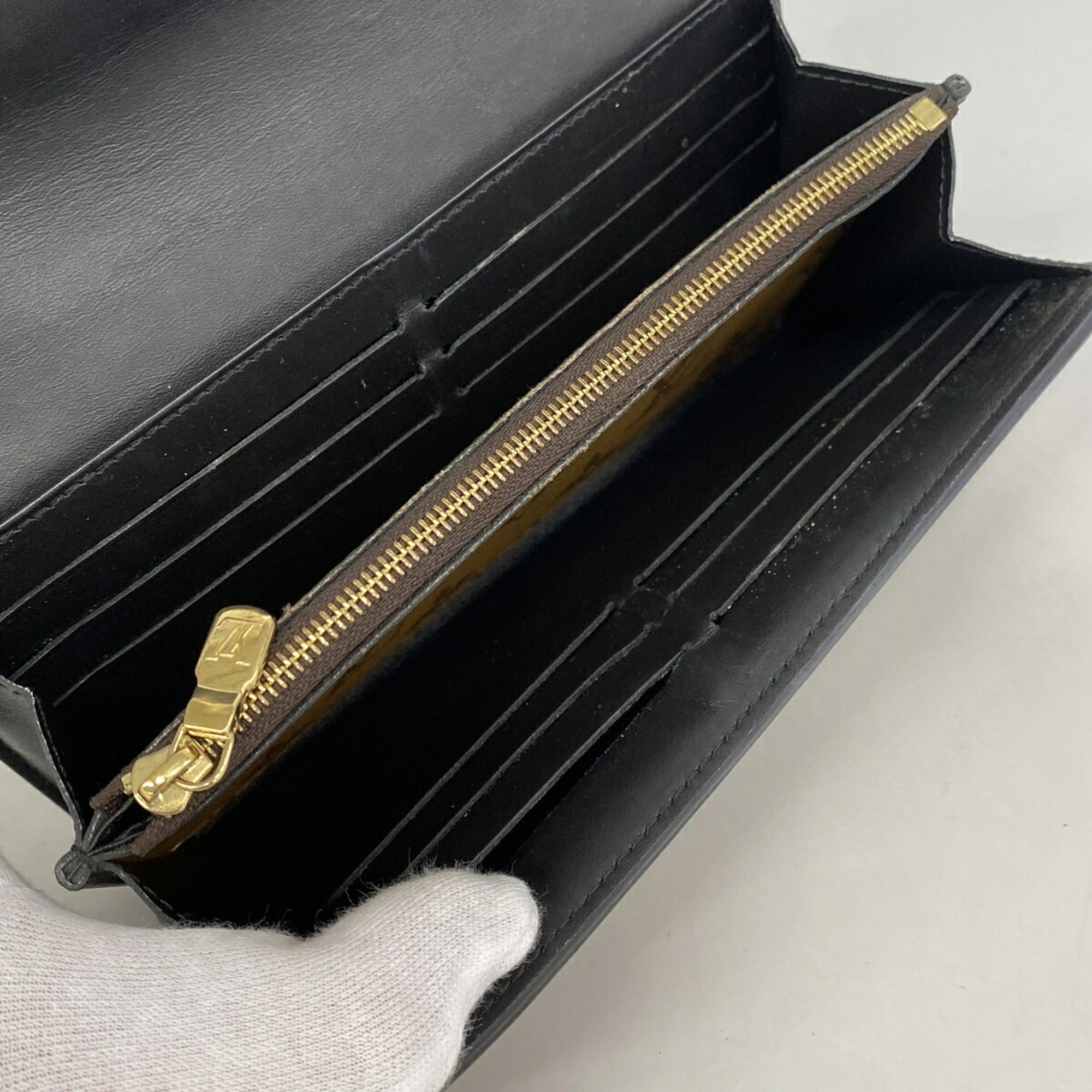 Louis Vuitton Brown Long Wallet (Bi-Fold) (Pre-Owned)