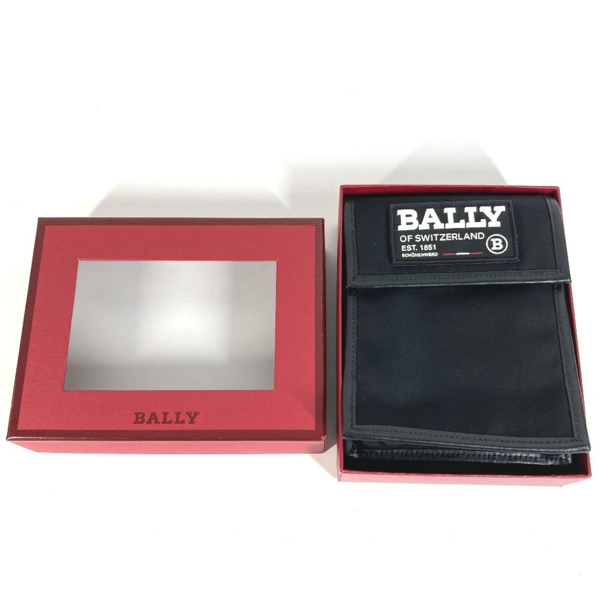 Bally Black Nylon Canvas Shoulder Bag (Pre-Owned)