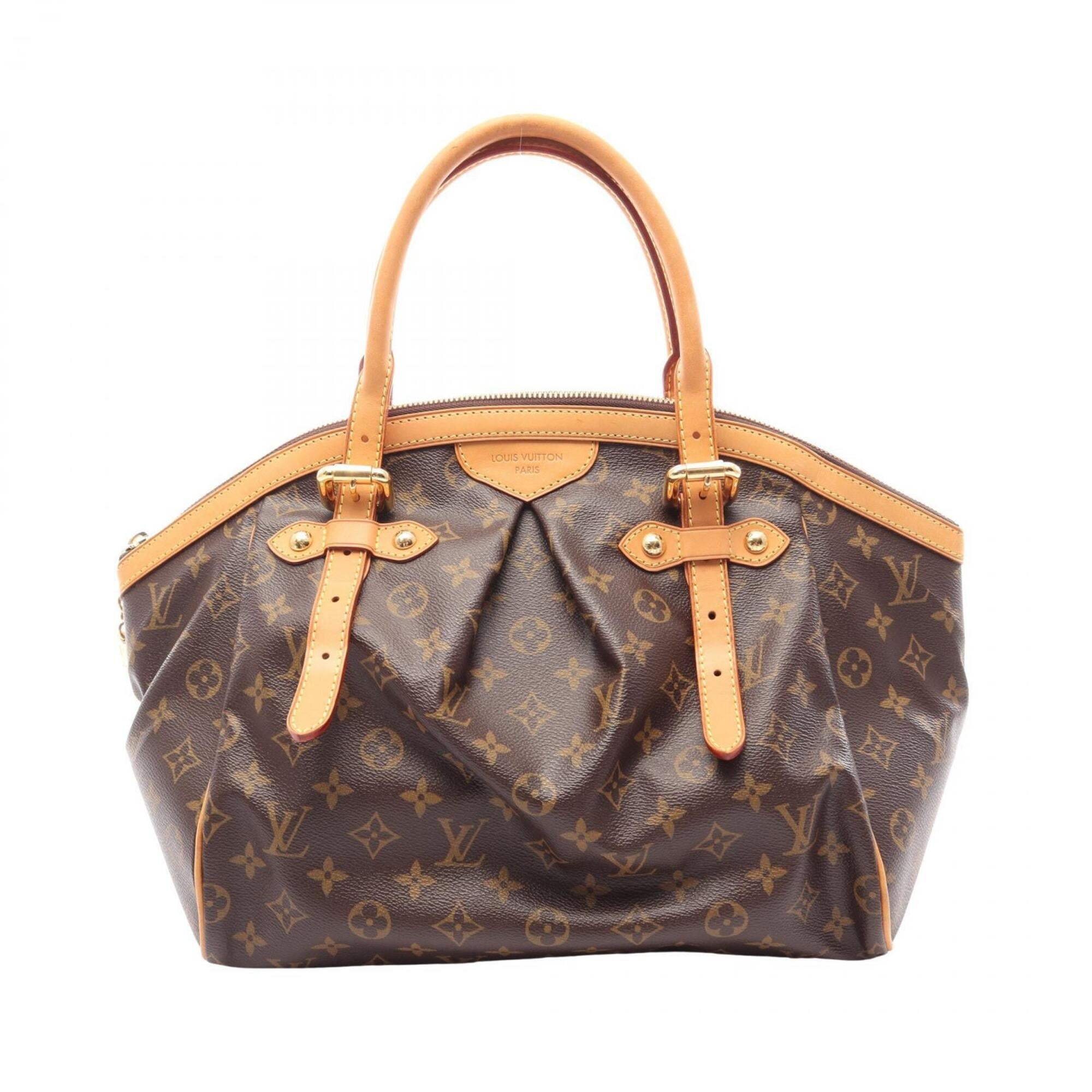 Louis Vuitton Brown Coated Canvas Leather Handbag (Pre-Owned)