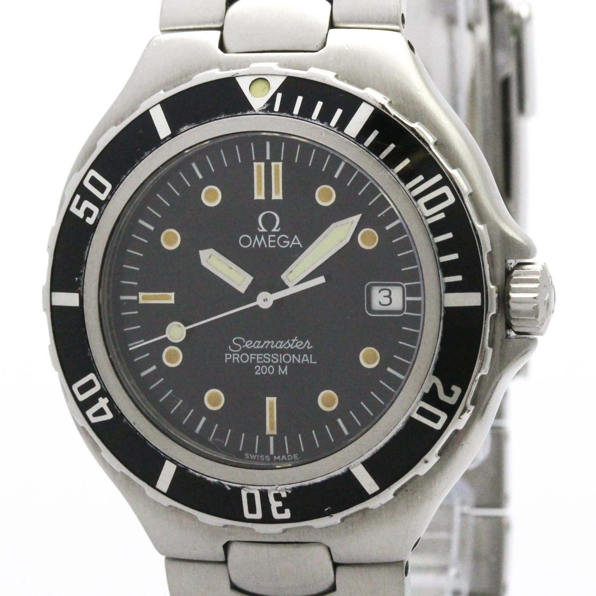Omega Seamaster Professional 200 Pre Bond Chronometer Quartz Watch Stainless Steel Watch (Pre-Owned)