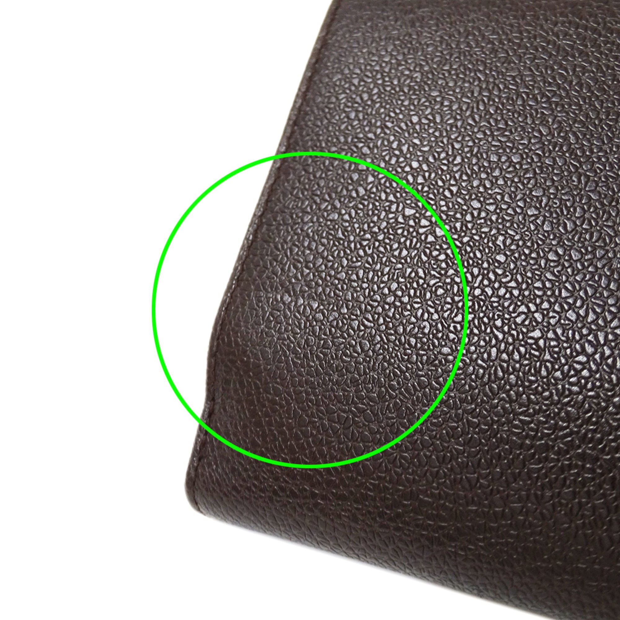 Bvlgari Dark Brown Leather Long Wallet (Bi-Fold) (Pre-Owned)