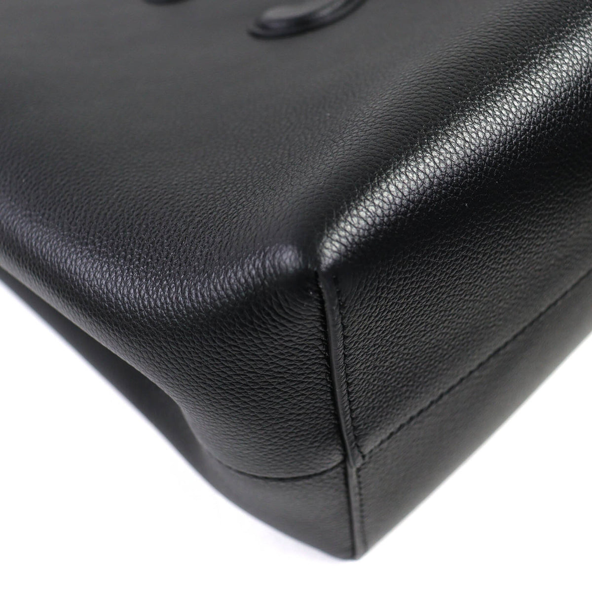 Celine Cabas Black Leather Tote Bag (Pre-Owned)