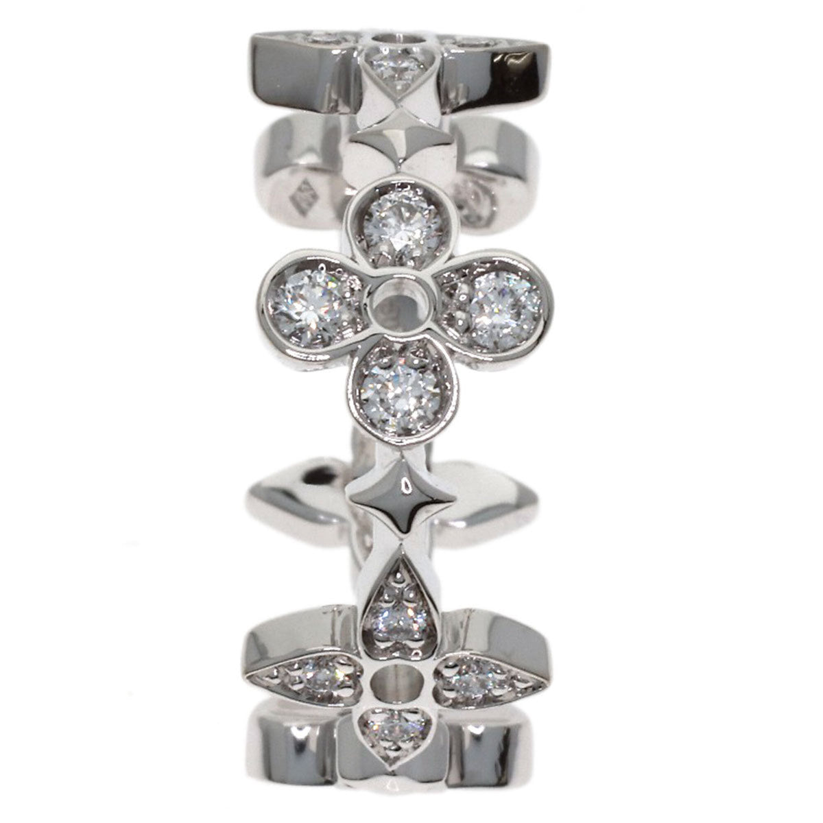 Louis Vuitton White Gold (18K) Band Ring (Pre-Owned)