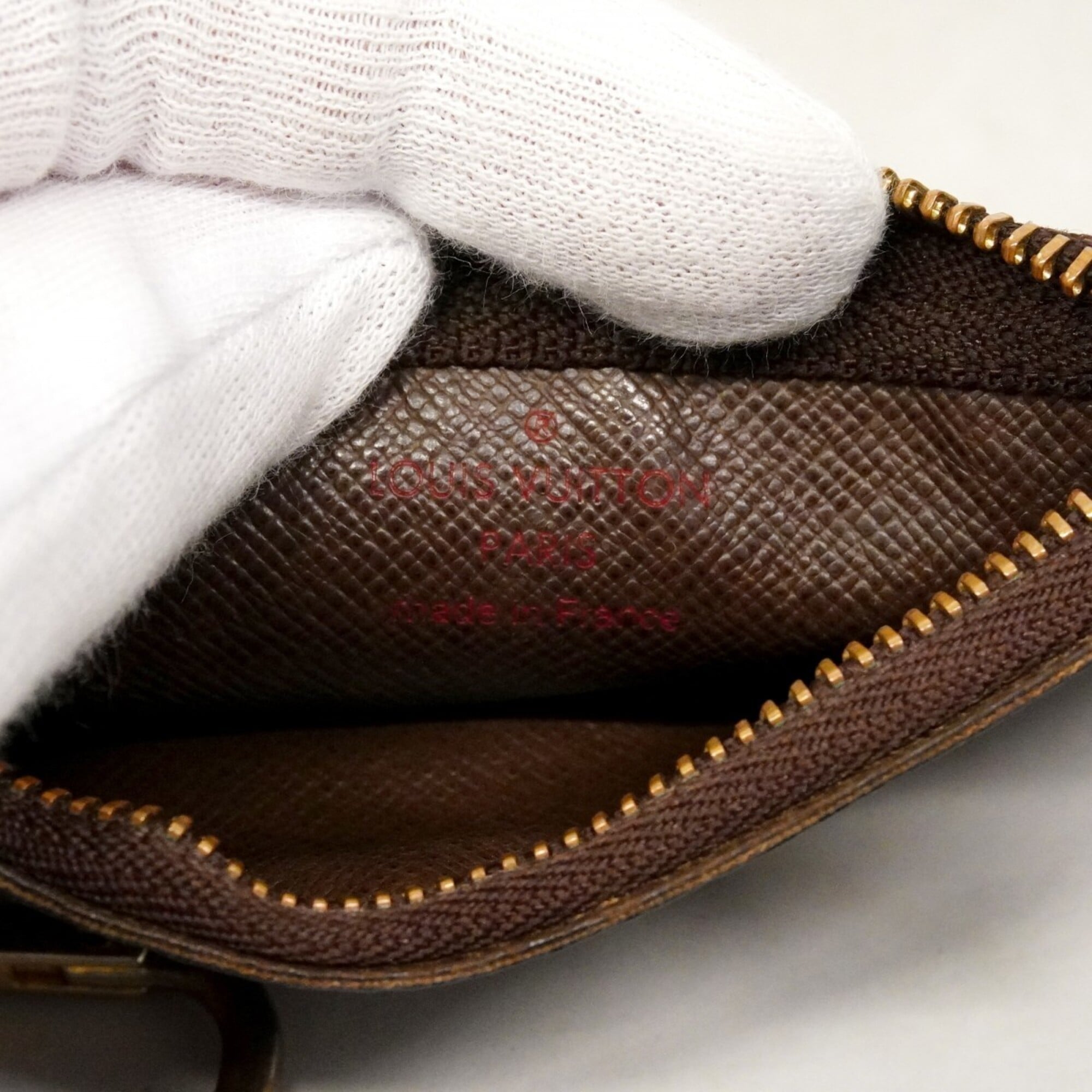 Louis Vuitton Ebene Coin Purse/Coin Case (Pre-Owned)