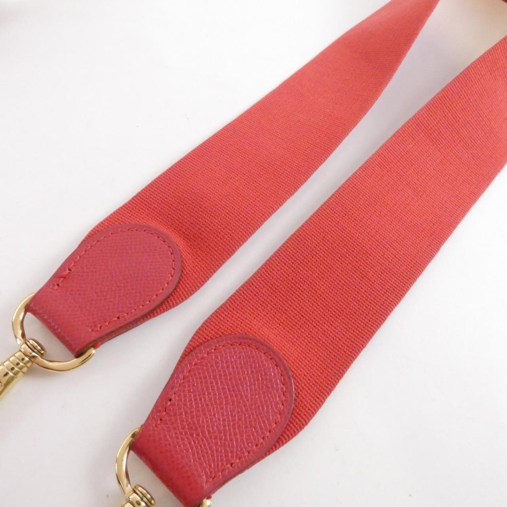 Hermes Rouge Vif Courchevel Leather Shoulder Bag (Pre-Owned)
