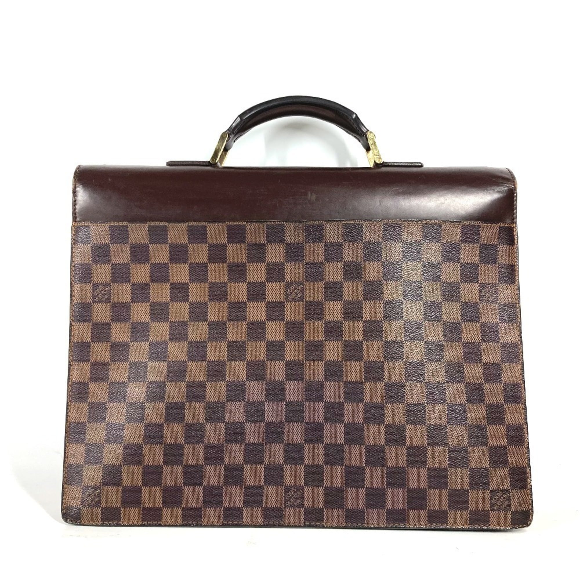 Louis Vuitton Brown Ebene Damier Canvas Briefcase (Pre-Owned)
