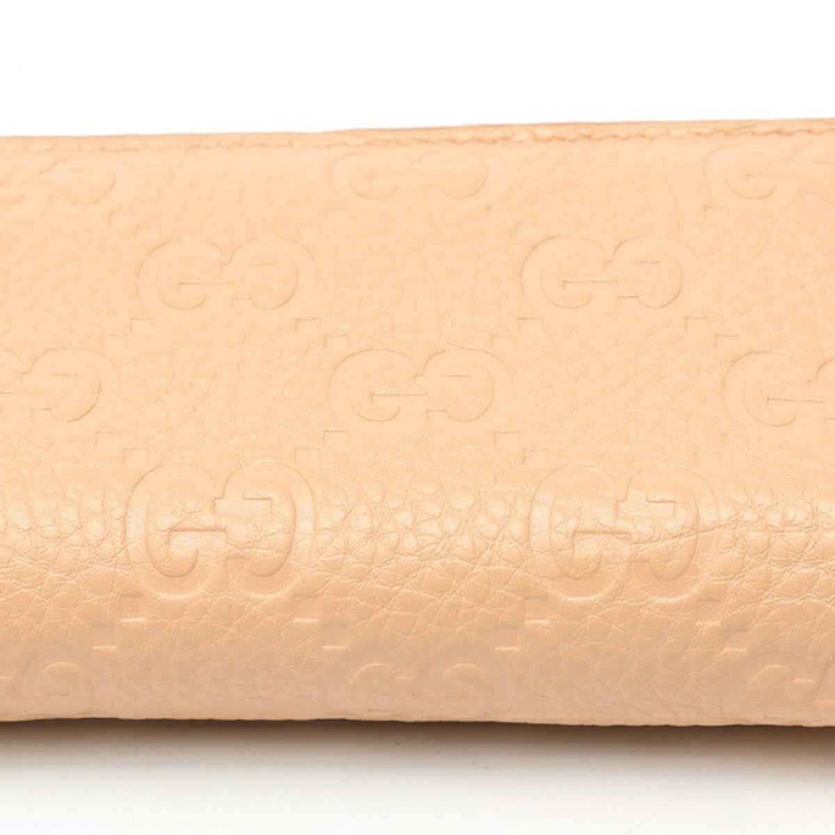 Gucci Pink Beige Gg Leather Wallet (Bi-Fold) (Pre-Owned)
