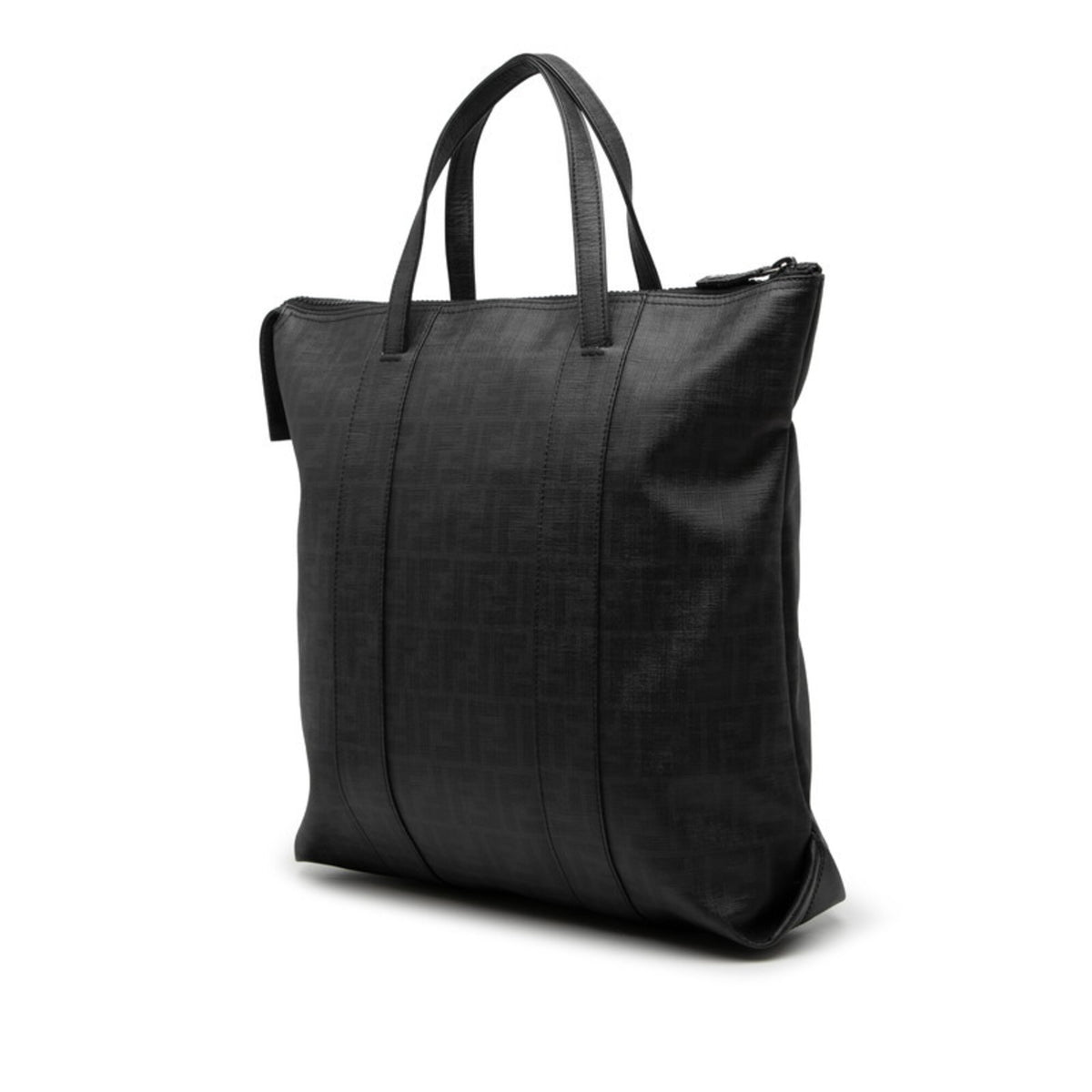 Fendi Black Pvc Tote Bag (Pre-Owned)