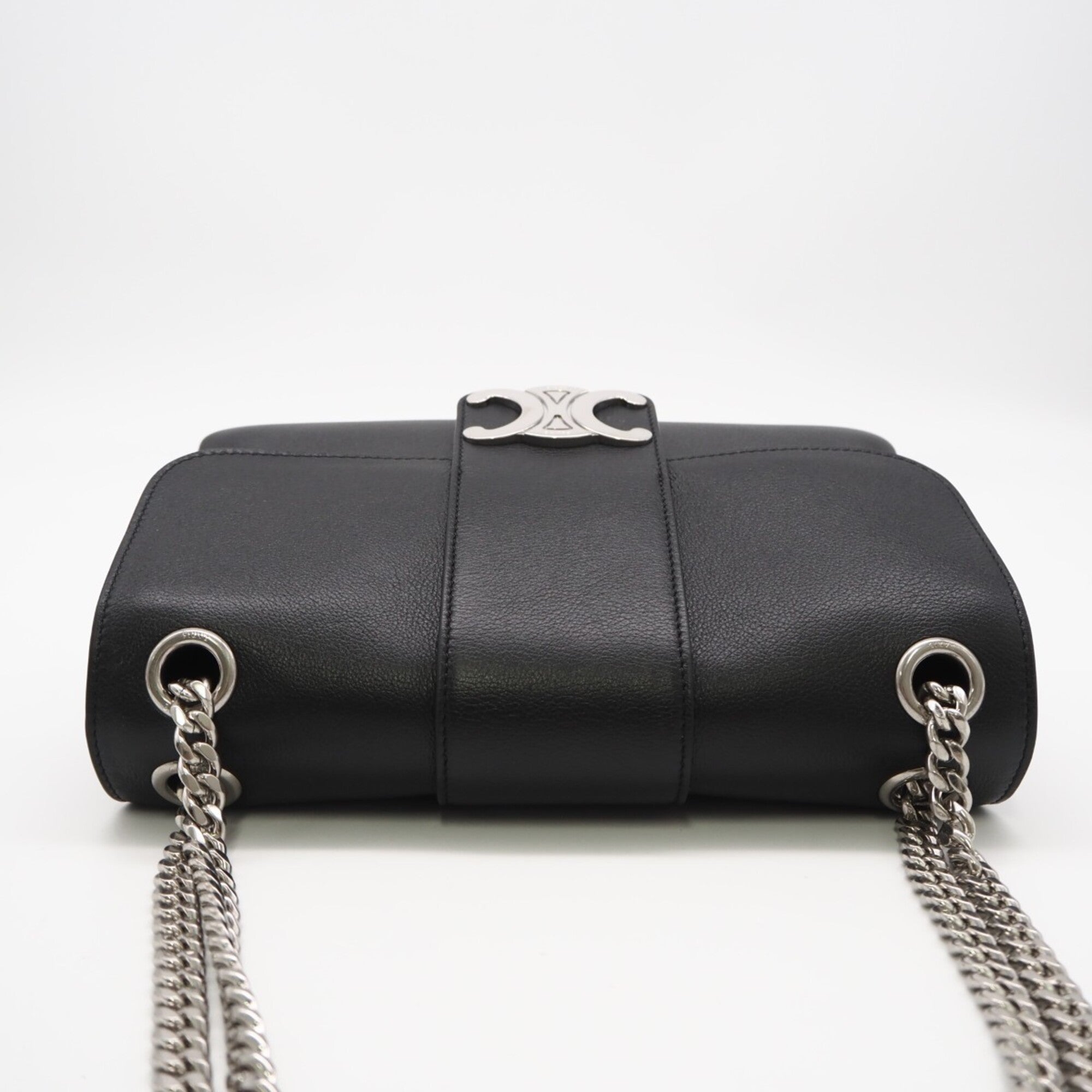 Celine Black Leather Shoulder Bag (Pre-Owned)