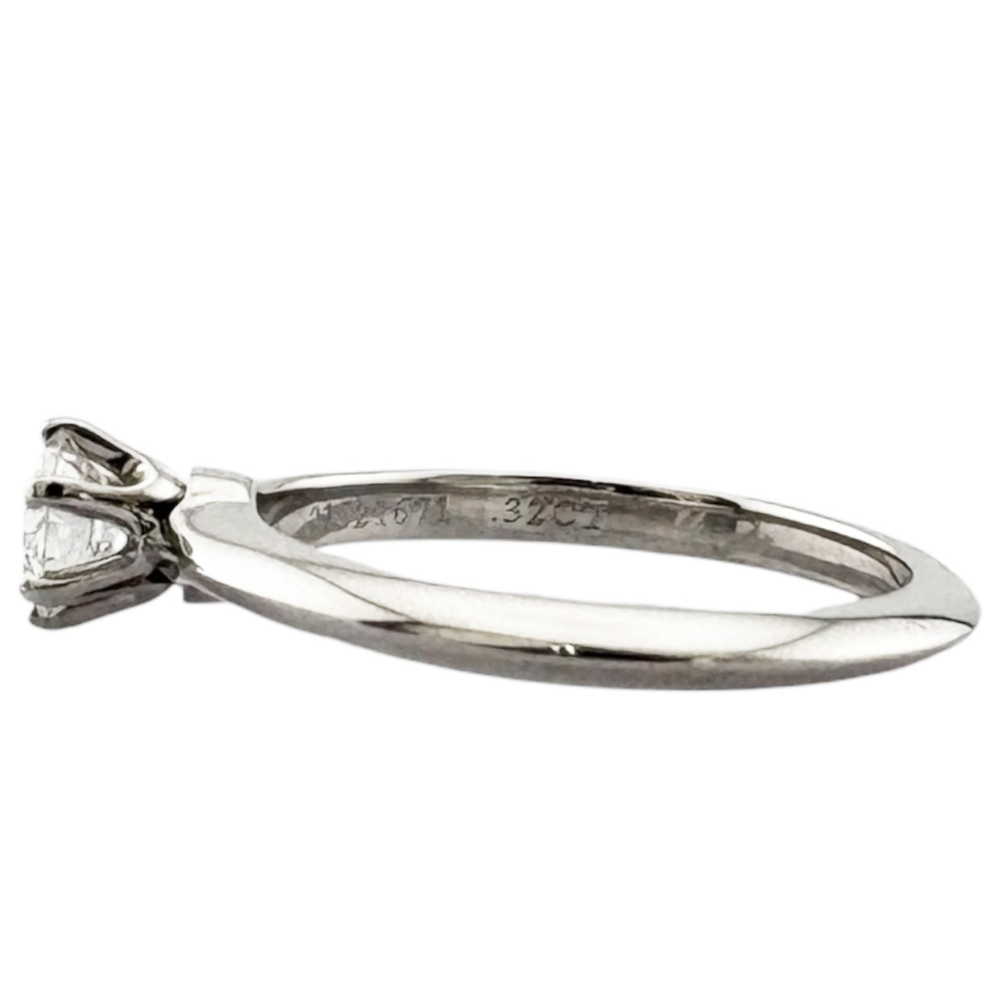 Tiffany Silver Platinum 950 Band Ring (Pre-Owned)