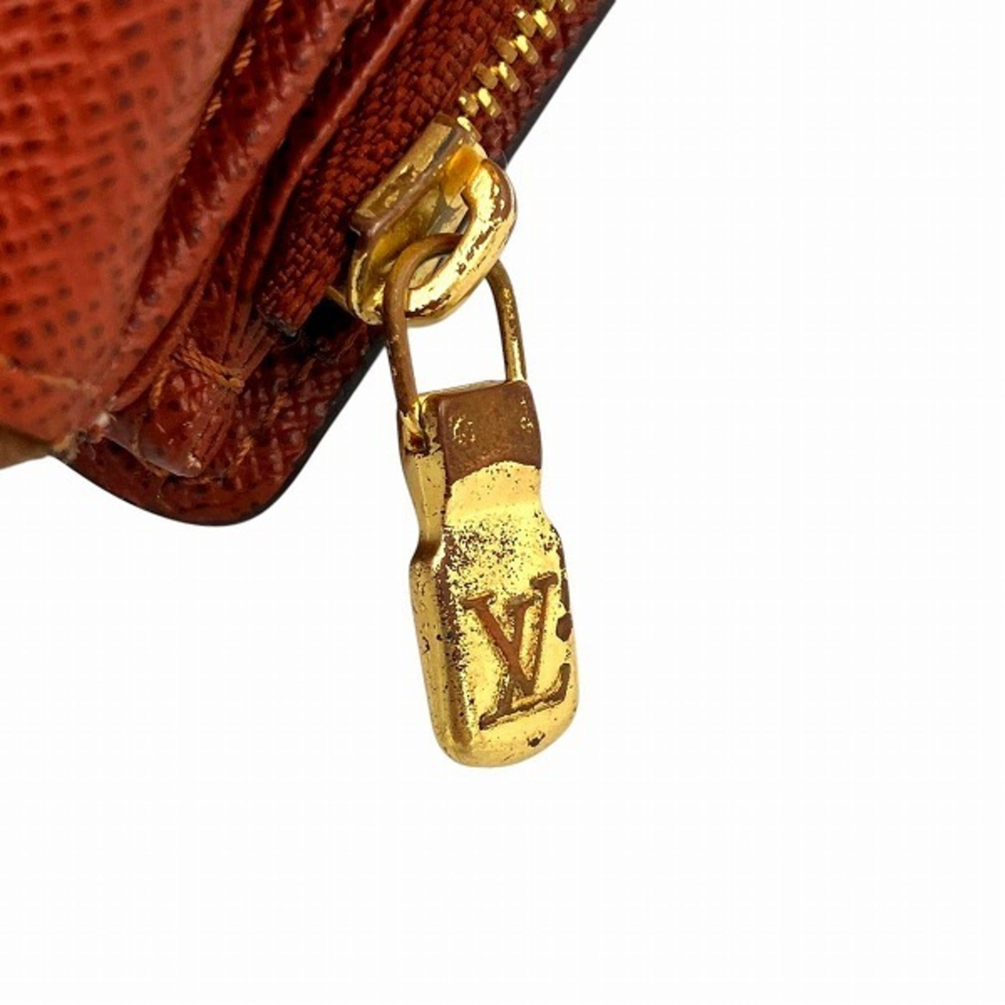 Louis Vuitton Monogram Brown Monogram Long Wallet (Bi-Fold) (Pre-Owned)