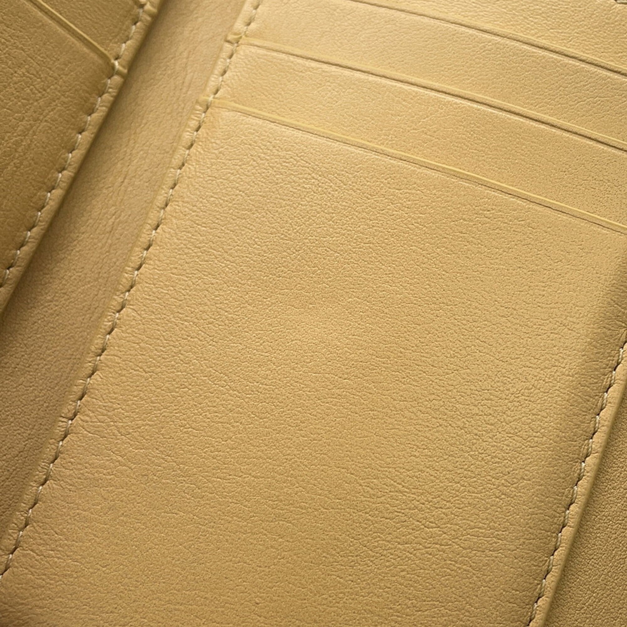 Loewe Beige Leather Wallet (Tri-Fold) (Pre-Owned)