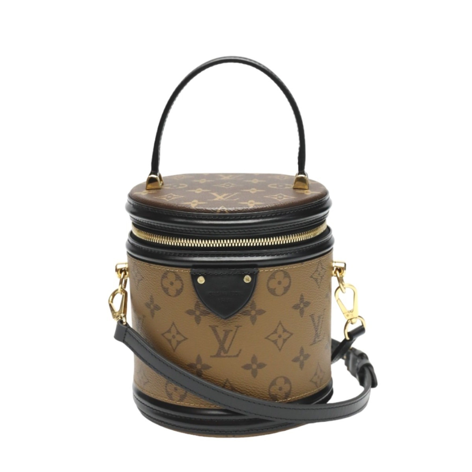 Louis Vuitton Brown Monogram Canvas Shoulder Bag (Pre-Owned)