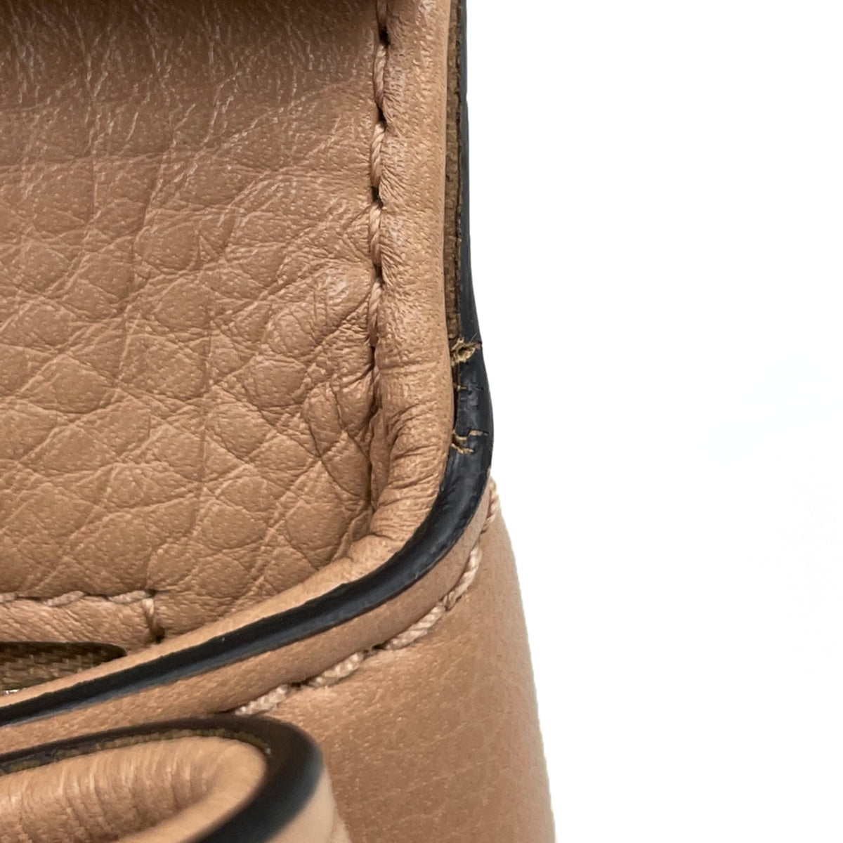 Gucci Beige Leather Bamboo Handbag (Pre-Owned)