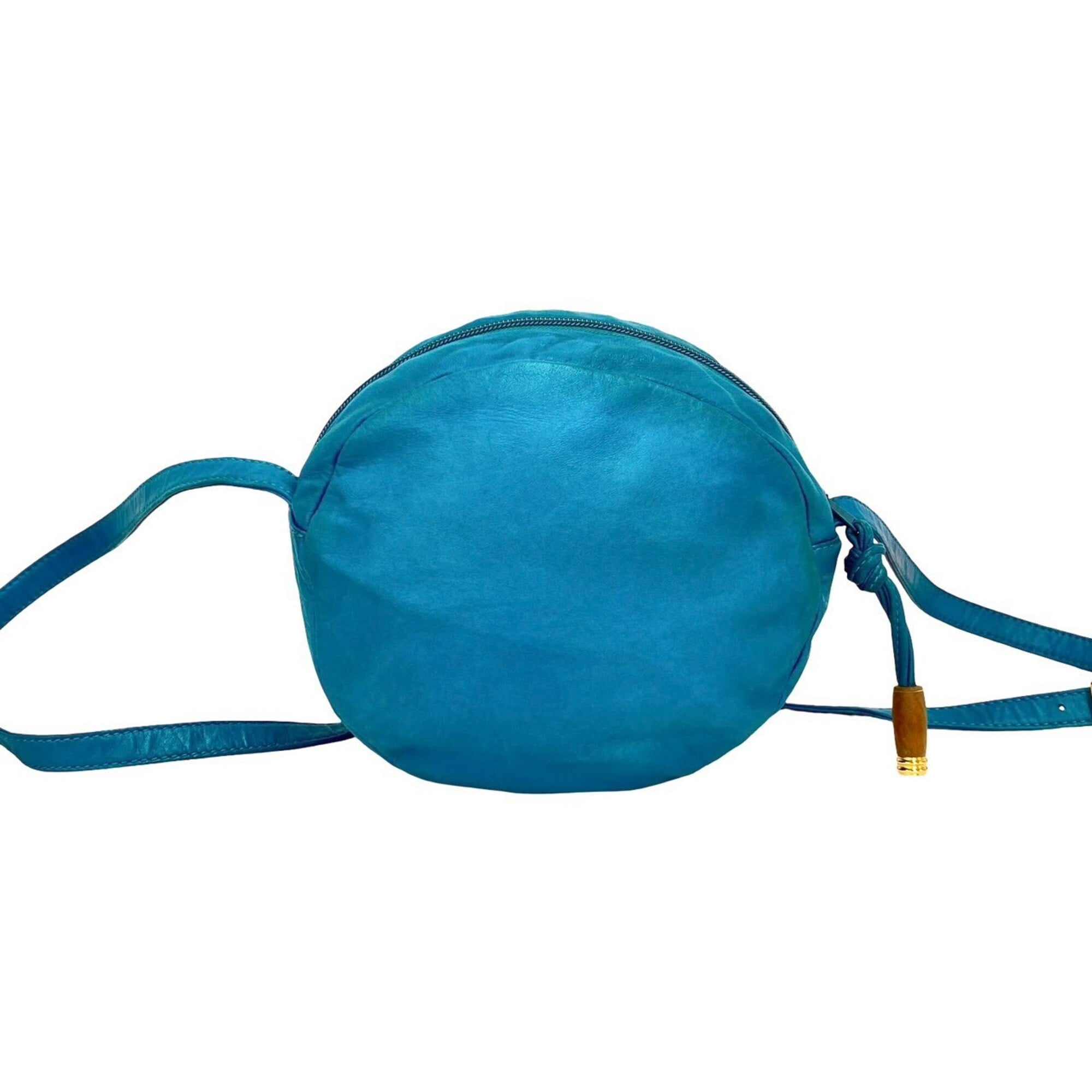Loewe Blue Leather Pochette Shoulder Bag (Pre-Owned)