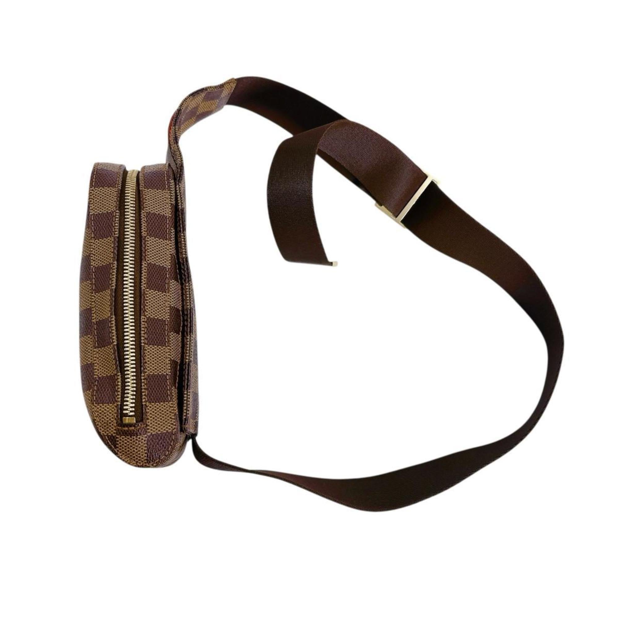 Louis Vuitton Damier Ebene Damier Canvas Fanny Pack Sling Bag (Pre-Owned)