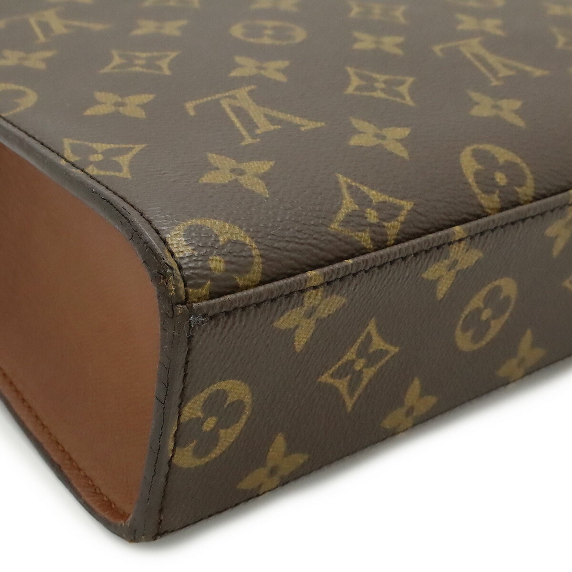 Louis Vuitton Brown Monogram Canvas Pvc Coated Canvas Handbag (Pre-Owned)