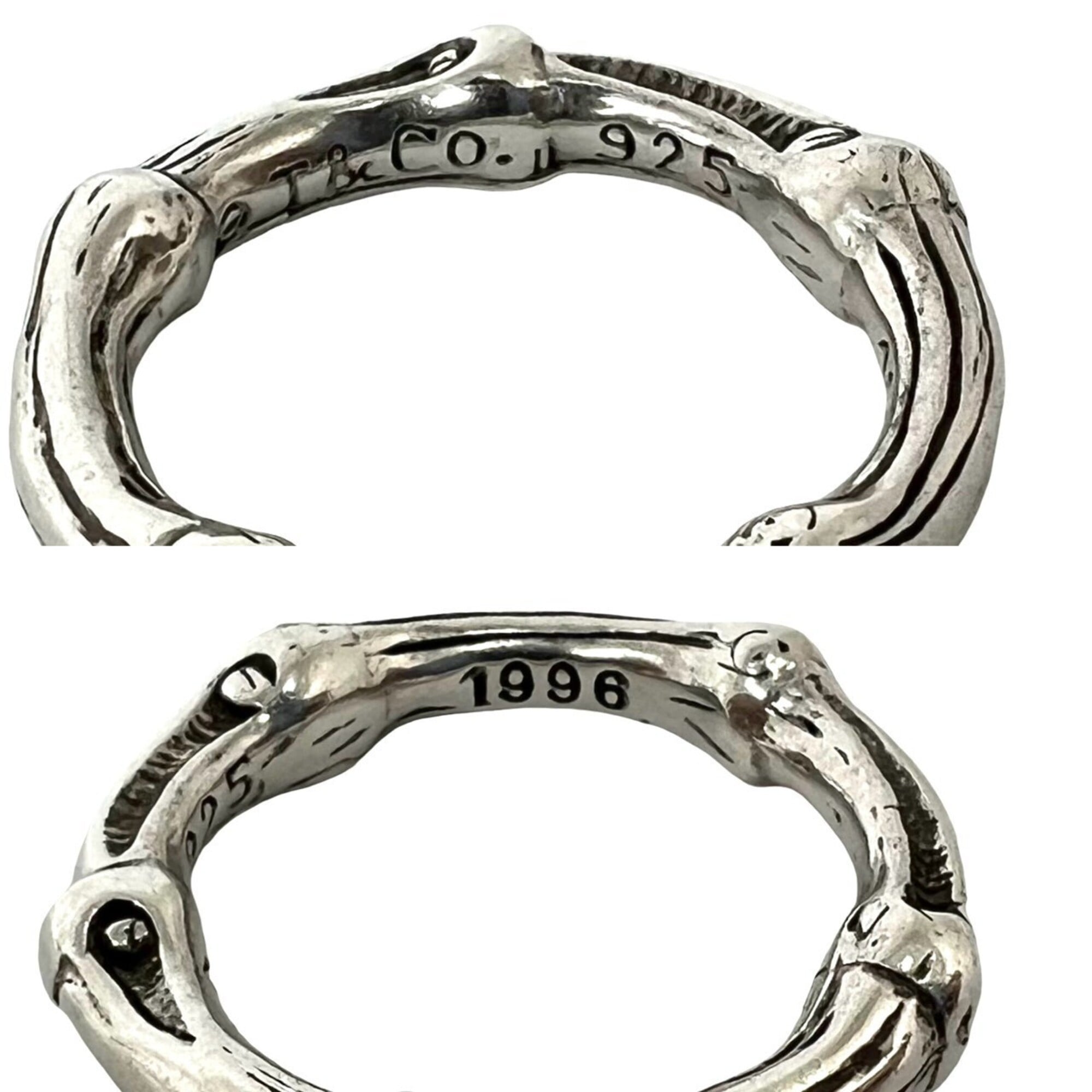 Tiffany Silver Silver 925 Band Ring (Pre-Owned)