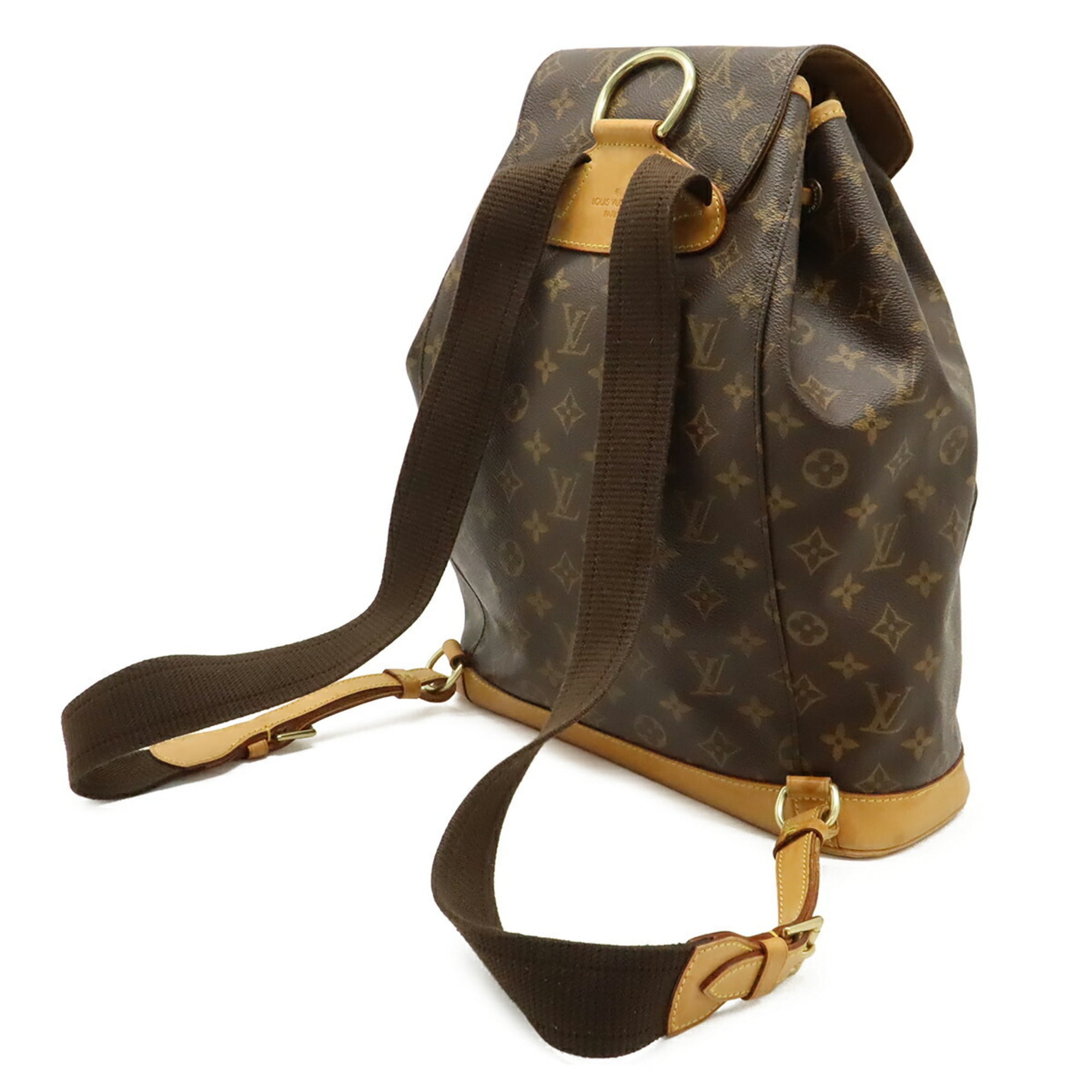 Louis Vuitton Monogram Brown Monogram Backpack Shoulder Bag (Pre-Owned)
