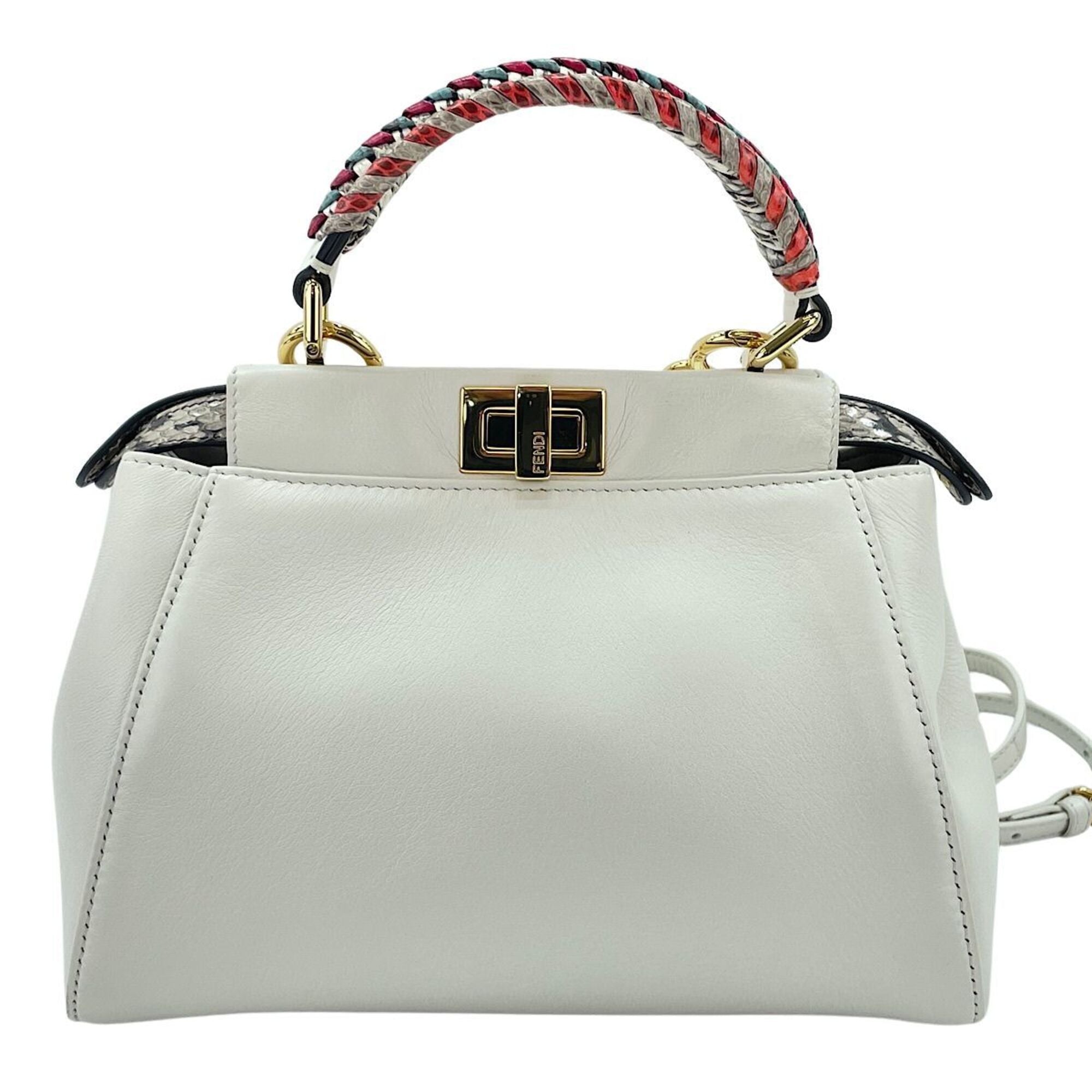 Fendi White Handbag (Pre-Owned)