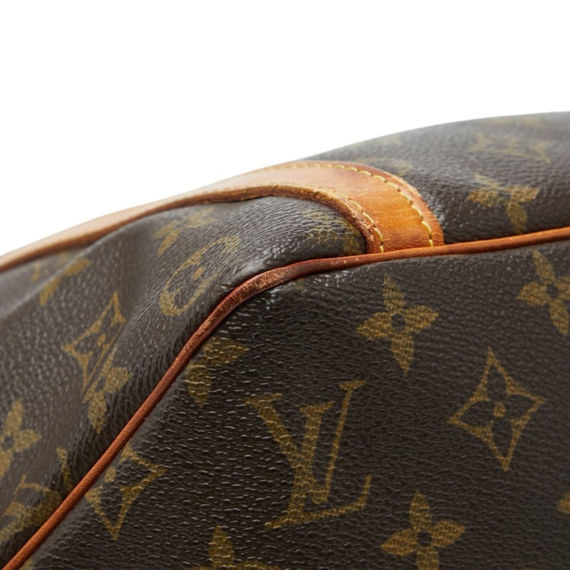 Louis Vuitton Brown Pvc Leather Shoulder Bag Tote Bag (Pre-Owned)