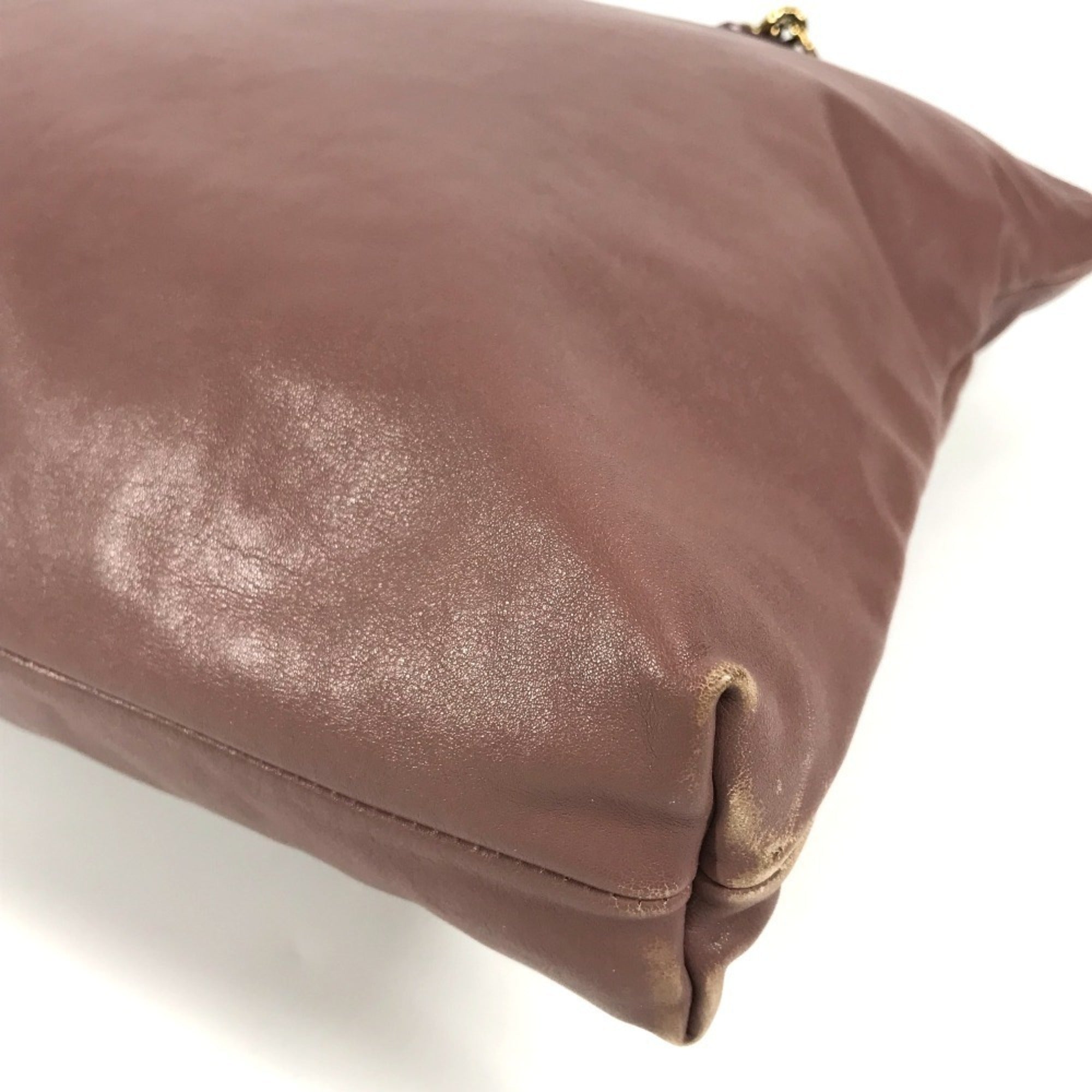 Louis Vuitton Pink Rose Leather Shoulder Bag Tote Bag (Pre-Owned)