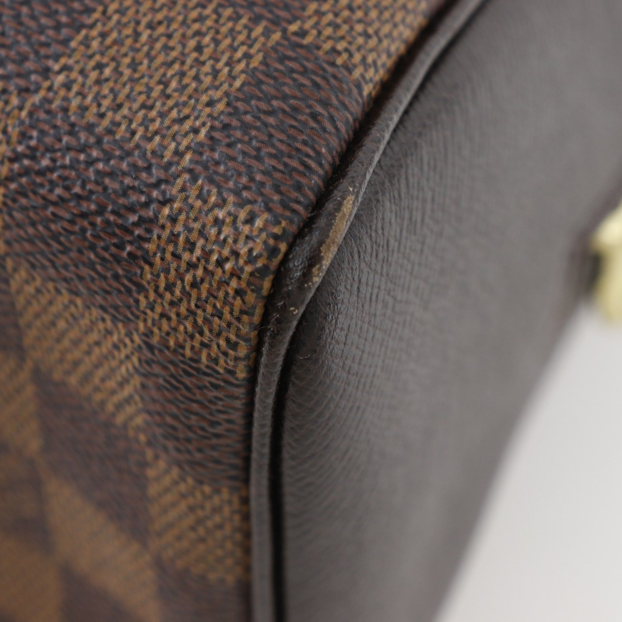 Louis Vuitton Brown Damier Canvas Handbag (Pre-Owned)
