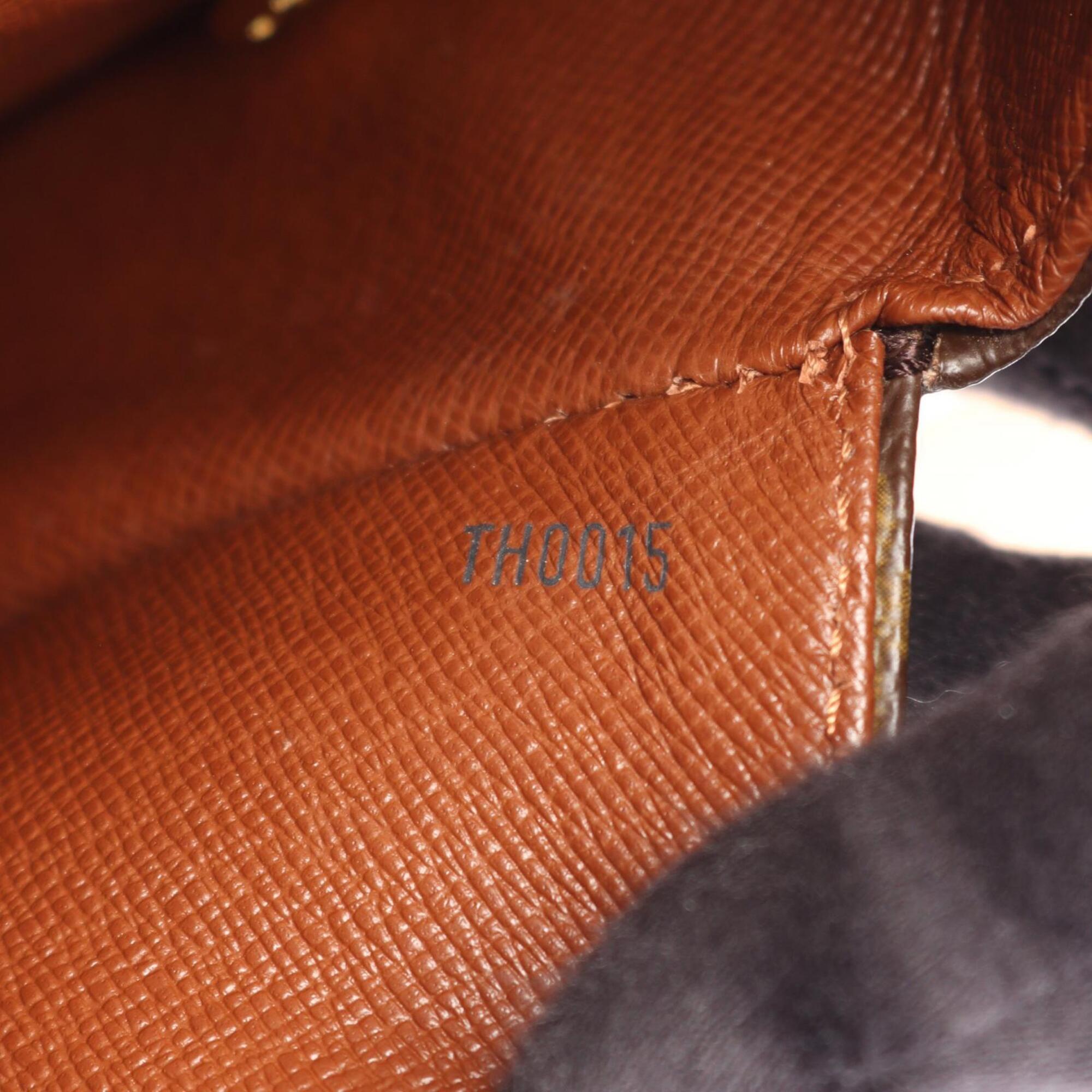 Louis Vuitton Brown Monogram Leather Coated Canvas Handbag Shoulder Bag (Pre-Owned)