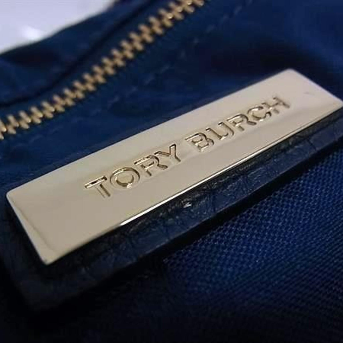 Tory Burch Blue Leather Handbag (Pre-Owned)