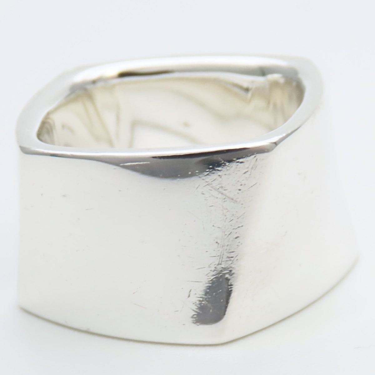 Tiffany Silver Silver 925 Band Ring (Pre-Owned)