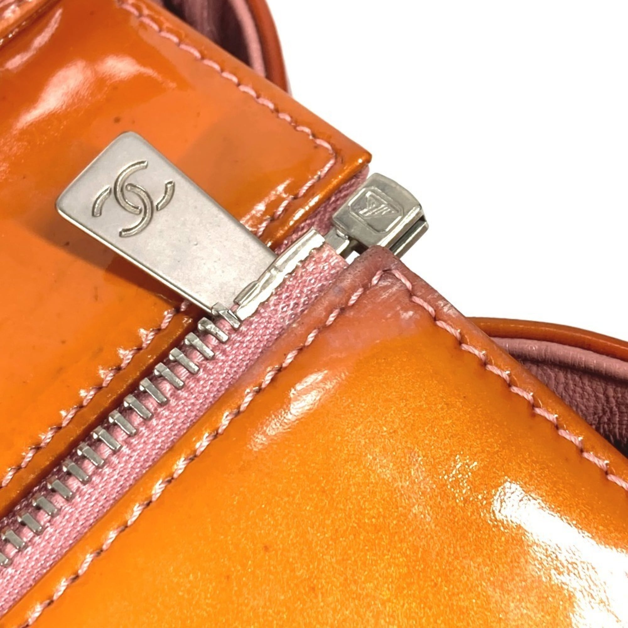Chanel Pink Quilting Handbag Shoulder Bag Tote Bag (Pre-Owned)