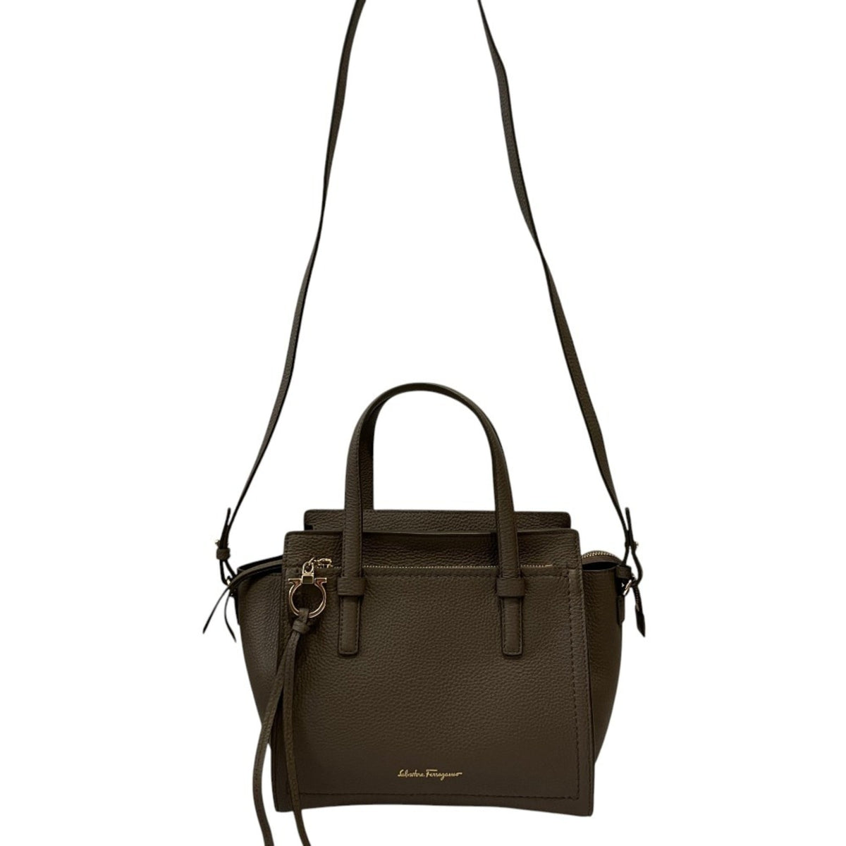 Salvatore Ferragamo Grayish Tote Bag (Pre-Owned)
