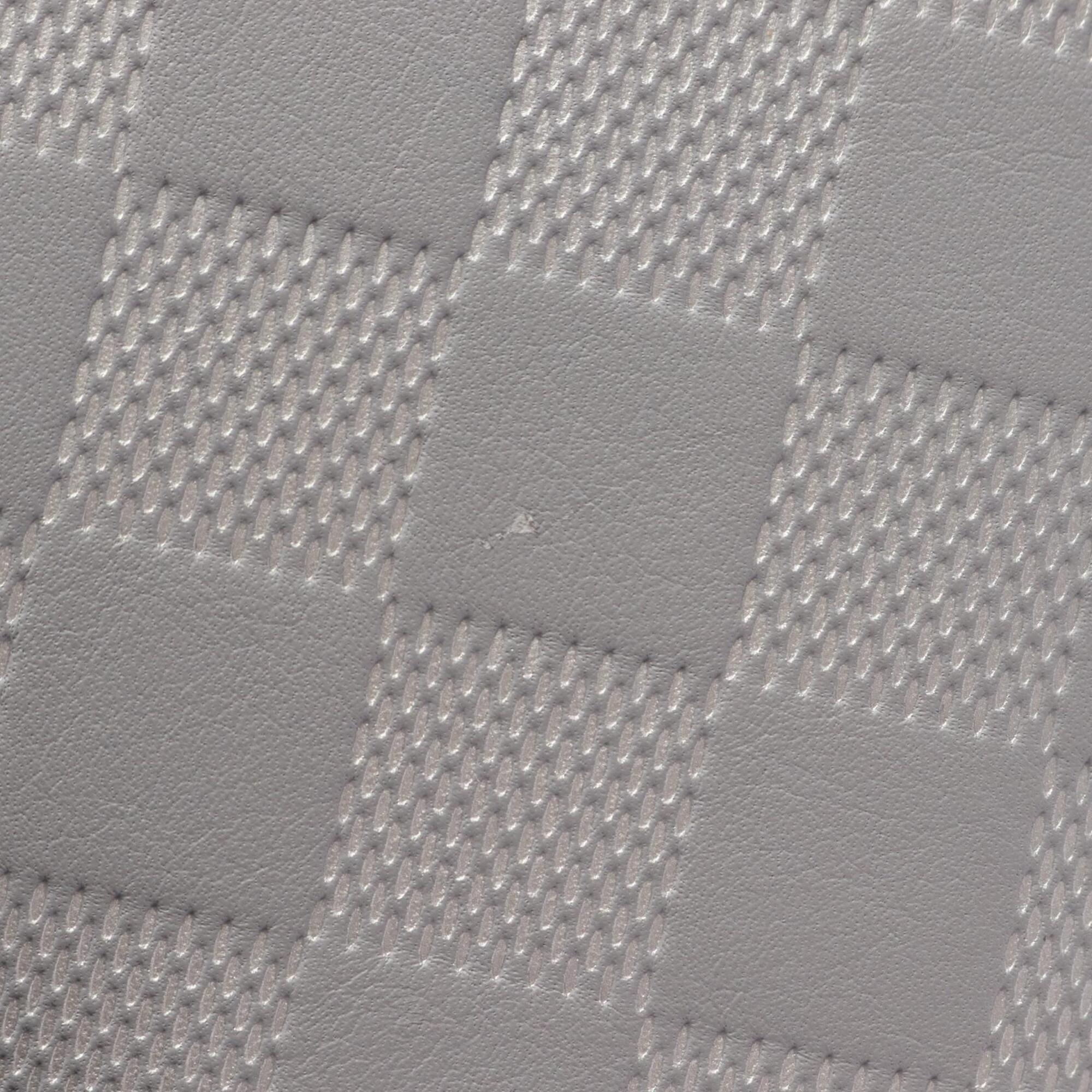 Louis Vuitton Gray Leather Long Wallet (Bi-Fold) (Pre-Owned)