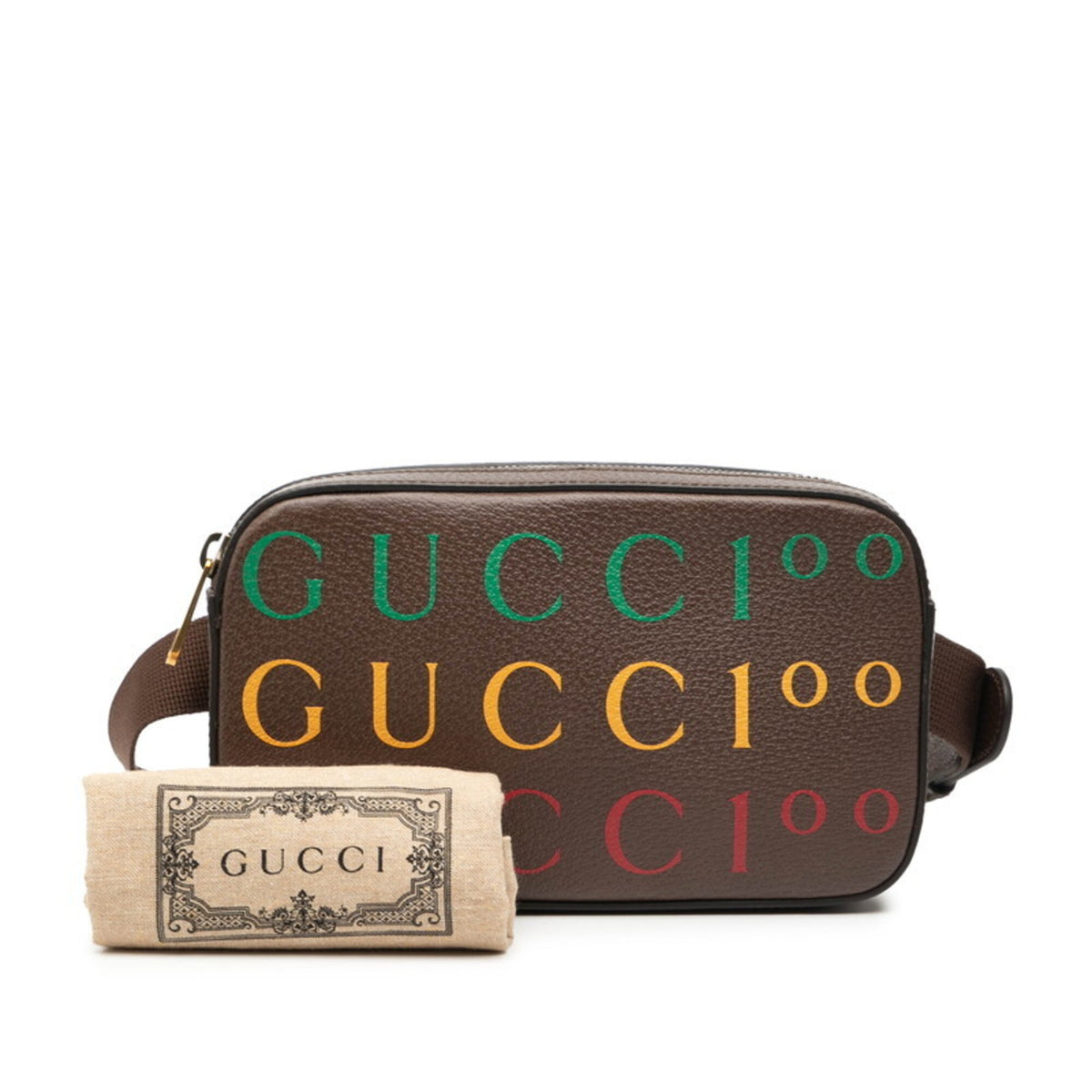 Gucci Brown Leather Fanny Pack (Pre-Owned)