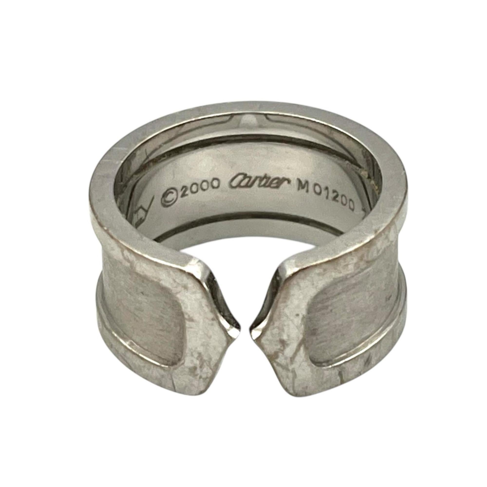 Cartier Silver White Gold (18K) Band Ring (Pre-Owned)