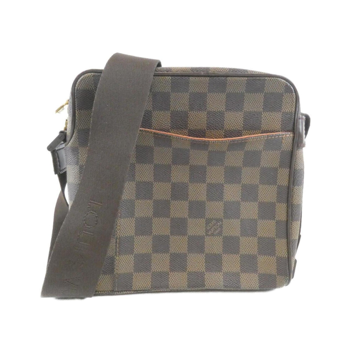 Louis Vuitton Brown Coated Canvas Shoulder Bag (Pre-Owned)