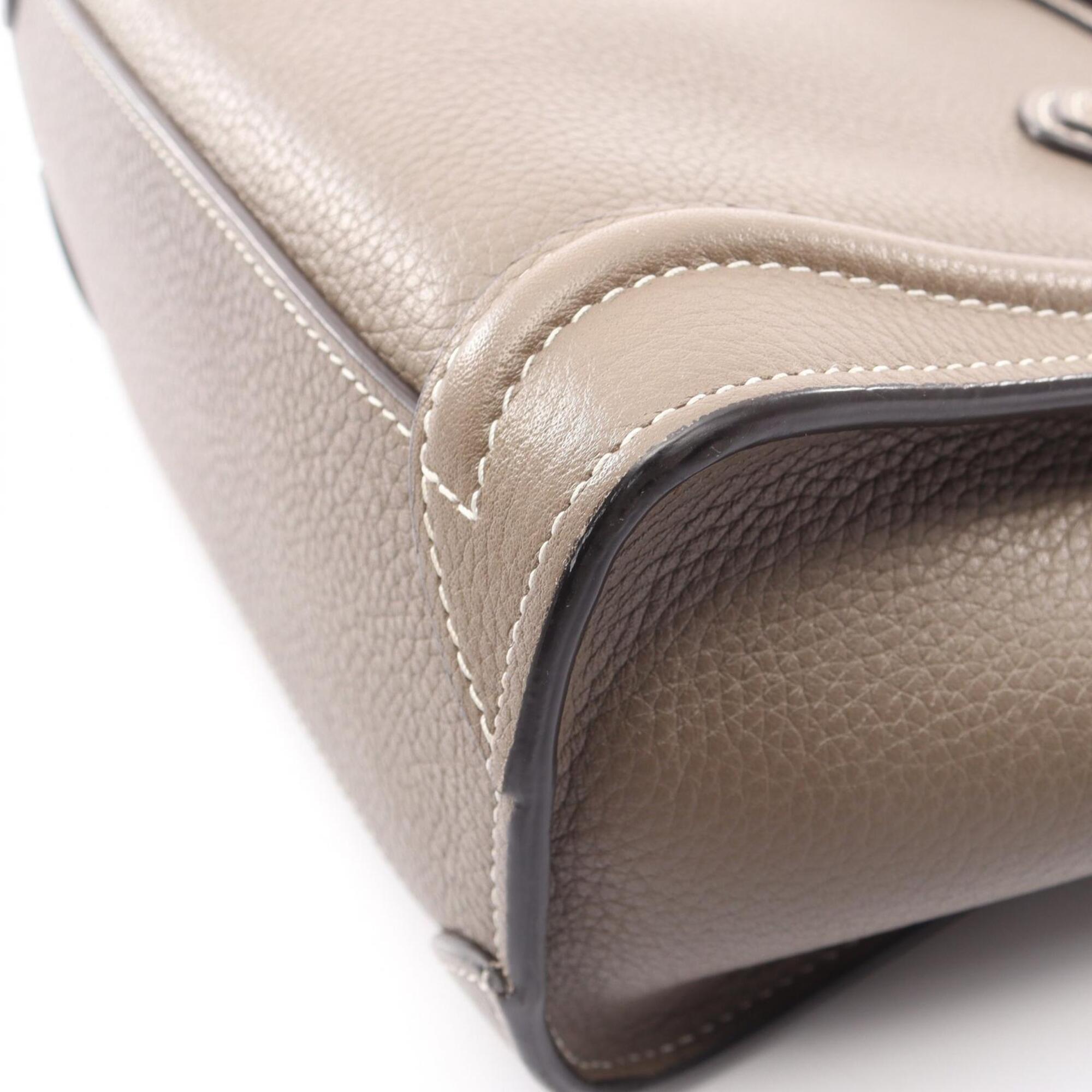 Celine Gray Leather Handbag (Pre-Owned)